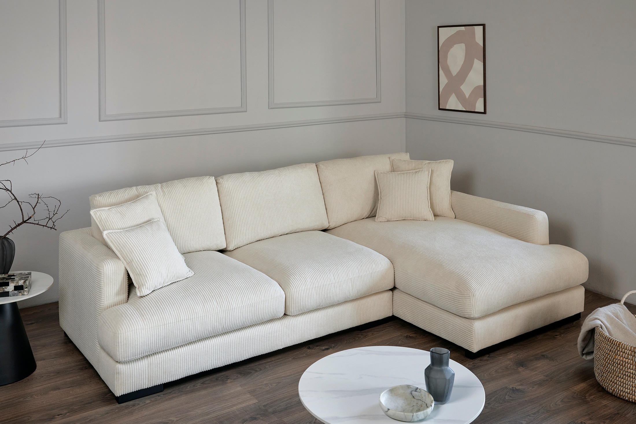 Jahnke Ecksofa »RELAX ASPEN CORNER« Platz für bis zu 5 Personen,Taschenfederkernpolsterung,L-Form,B:271 cm