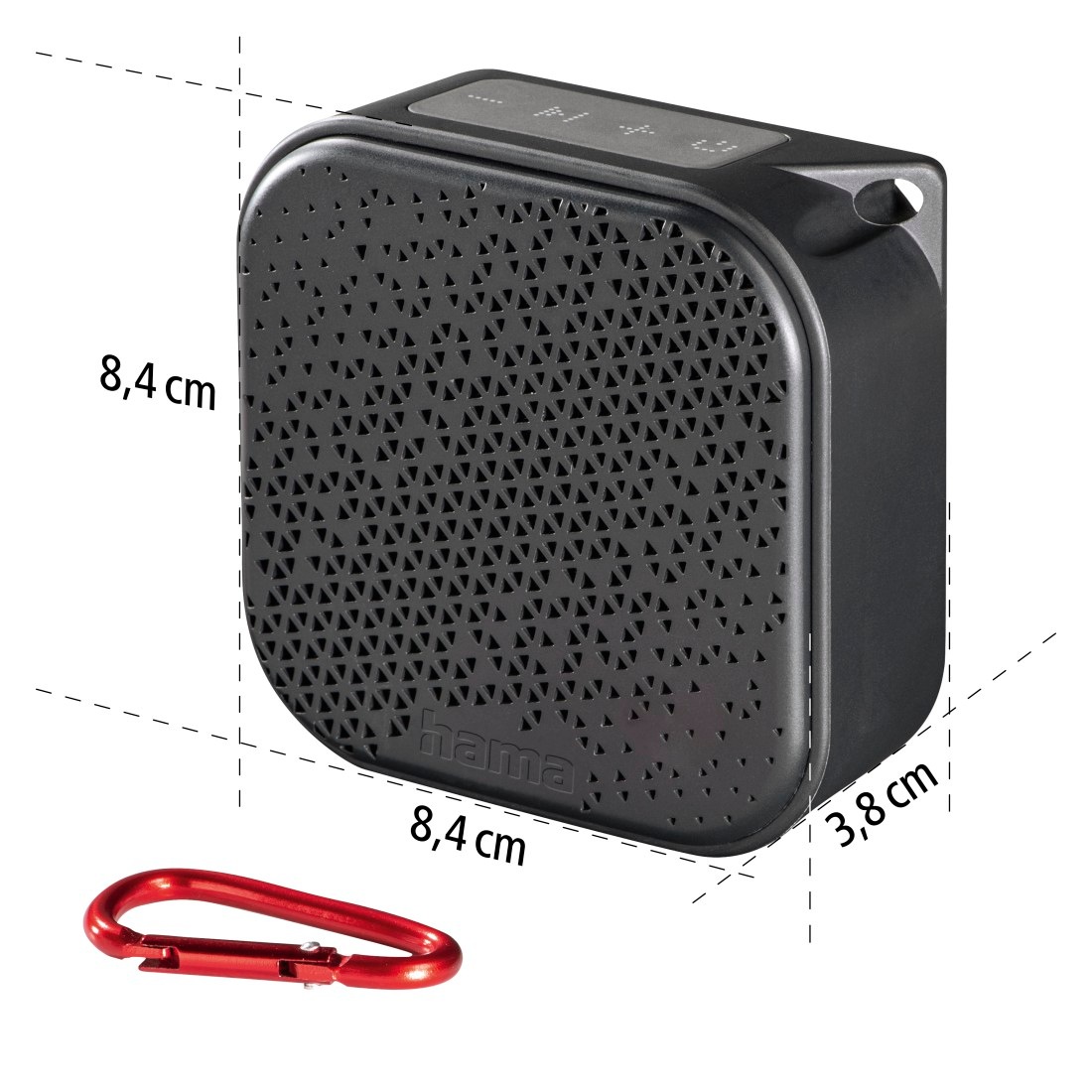 Hama Bluetooth-Lautsprecher | (wasserdicht mobil, Jahre 3,5W, IP67, XXL UNIVERSAL Karabiner)« Garantie »Mini-Bluetooth-Lautsprecher ➥ 3