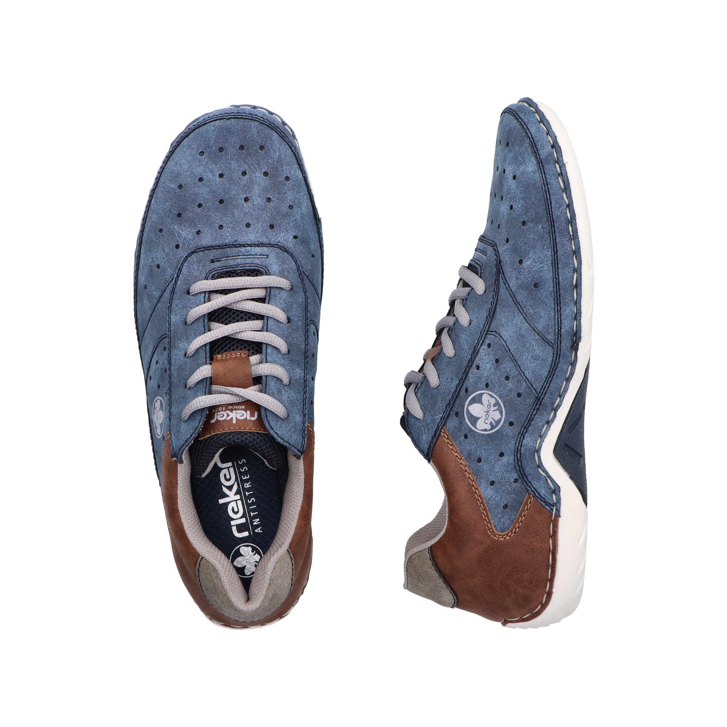 Rieker Sneaker, Schnürschuh, Halbschuh, Freizeitschuh mit MemoSoft-Innensohle