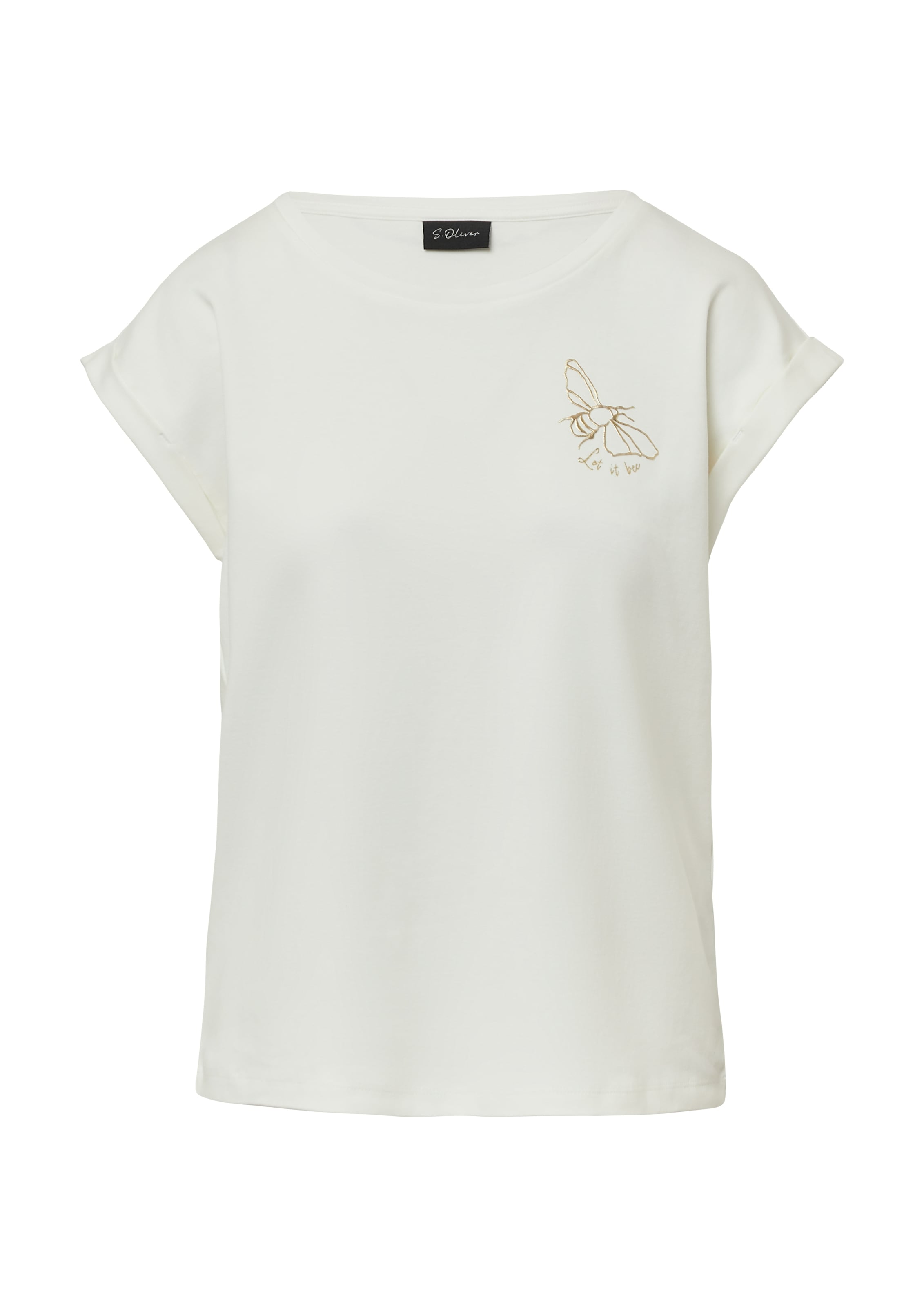 s.Oliver BLACK LABEL T-Shirt, mit Motiv Print