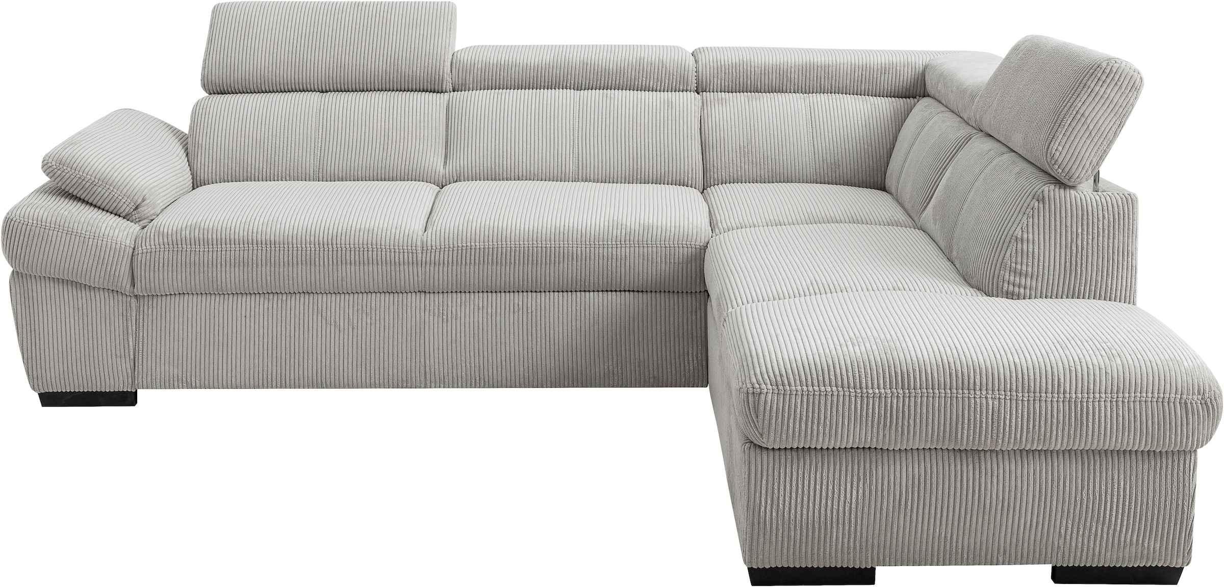 exxpo - sofa fashion Ecksofa inkl. Kopf- und Armteilverstellung, wahlweise mit Bettfunktion