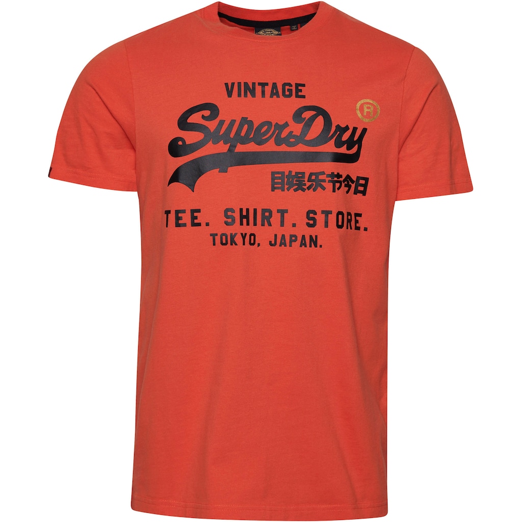 Superdry T-Shirt »VINTAGE VL STORE CLASSIC TEE«