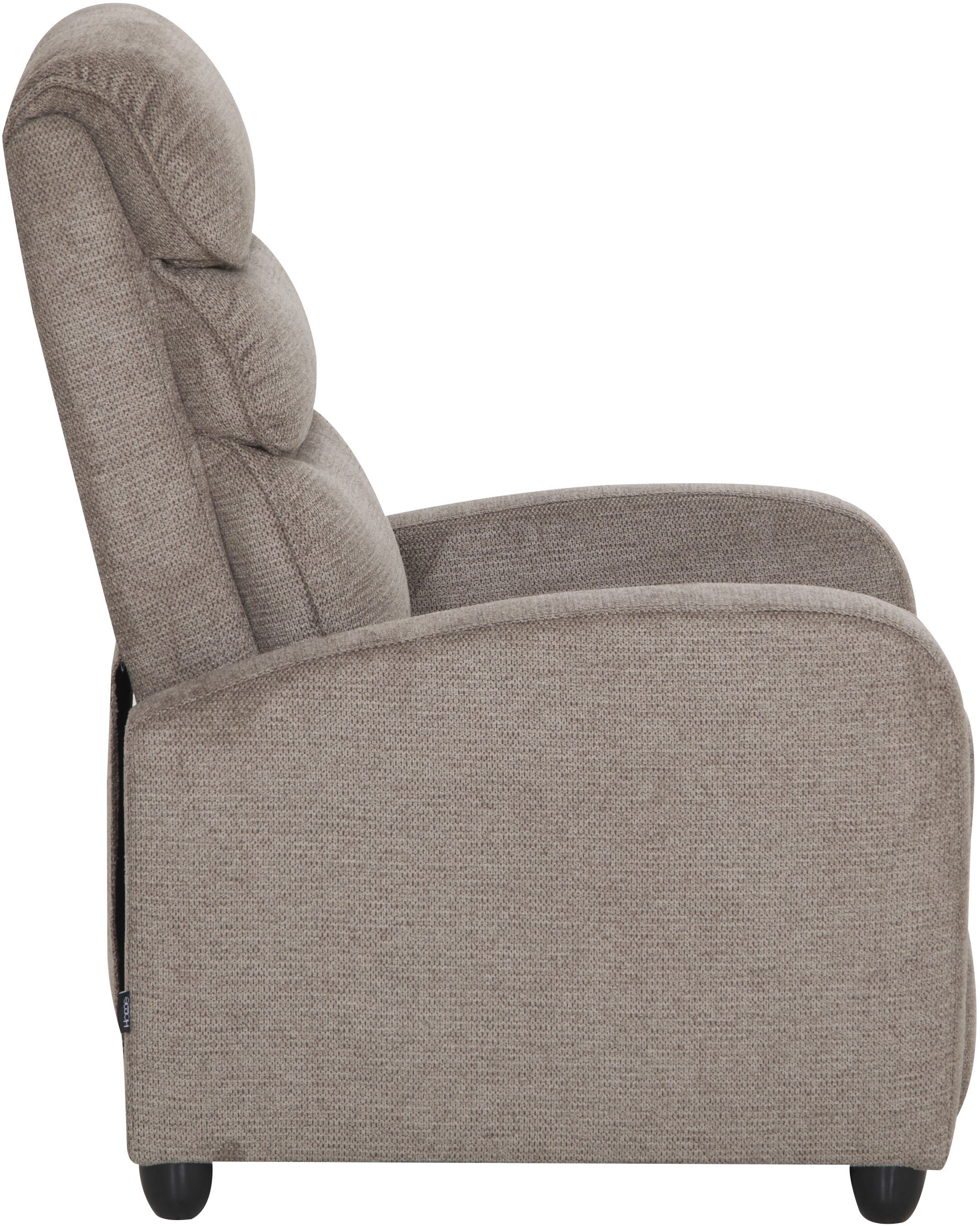 Home affaire Relaxsessel »BERVILLE, TV-Sessel, Ruhesessel mit Schlaffunktion, Webstoff«, Liegesessel mit manueller Relaxfunktion