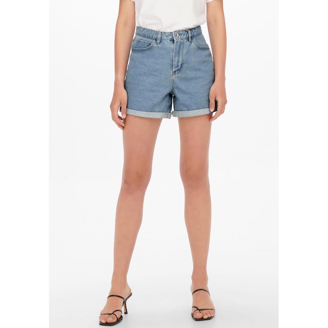 ONLY Jeansshorts »ONLVEGA HW MOM DNM SHORTS NOOS« bei ♕