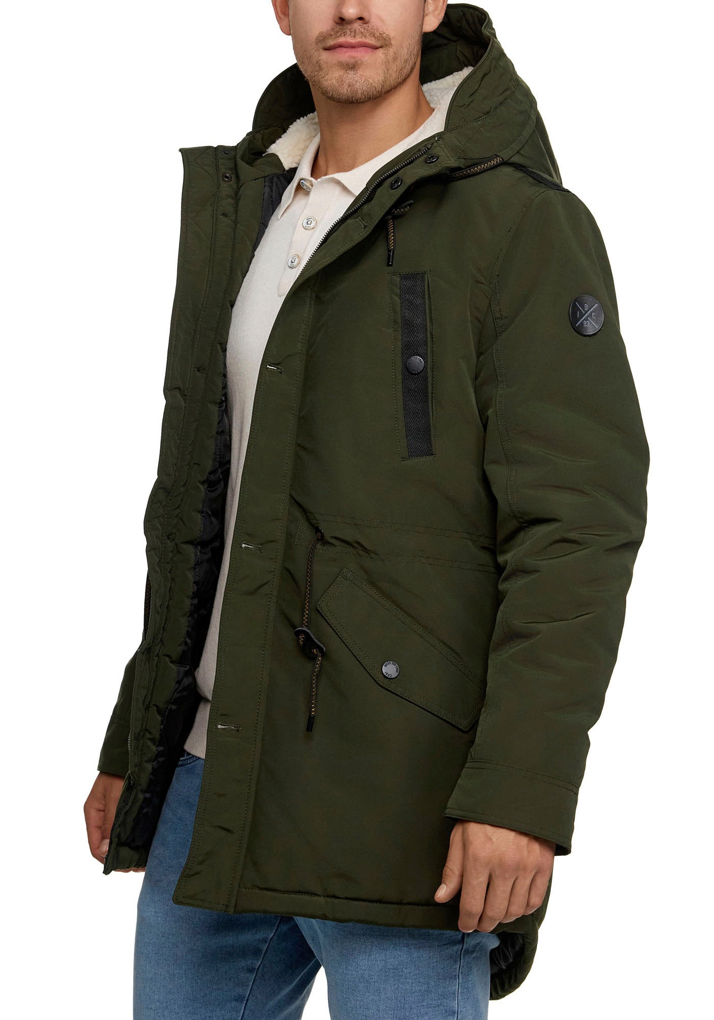 Indicode Langjacke »INCallen«, mit Kapuze