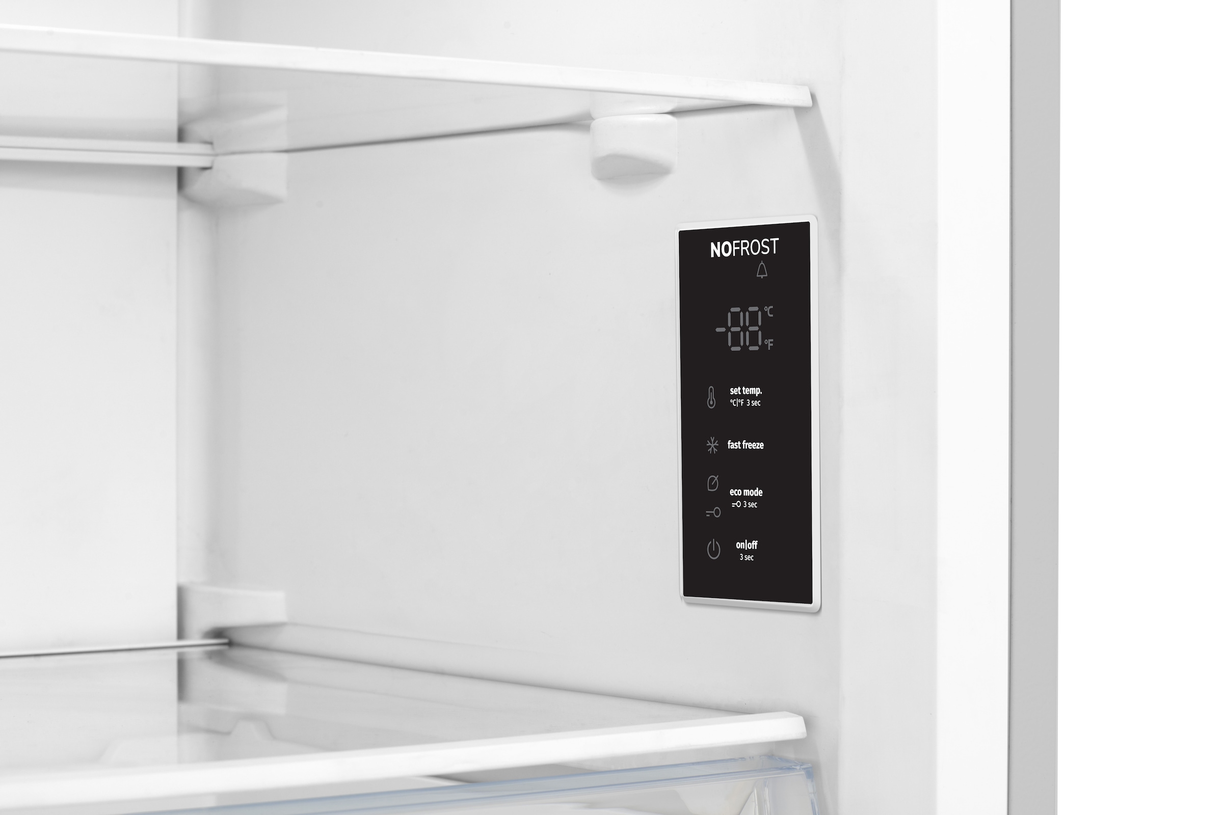 Hisense Gefrierschrank »FF3N229NEIC« 172 cm hoch 59,5 cm breit LED Display