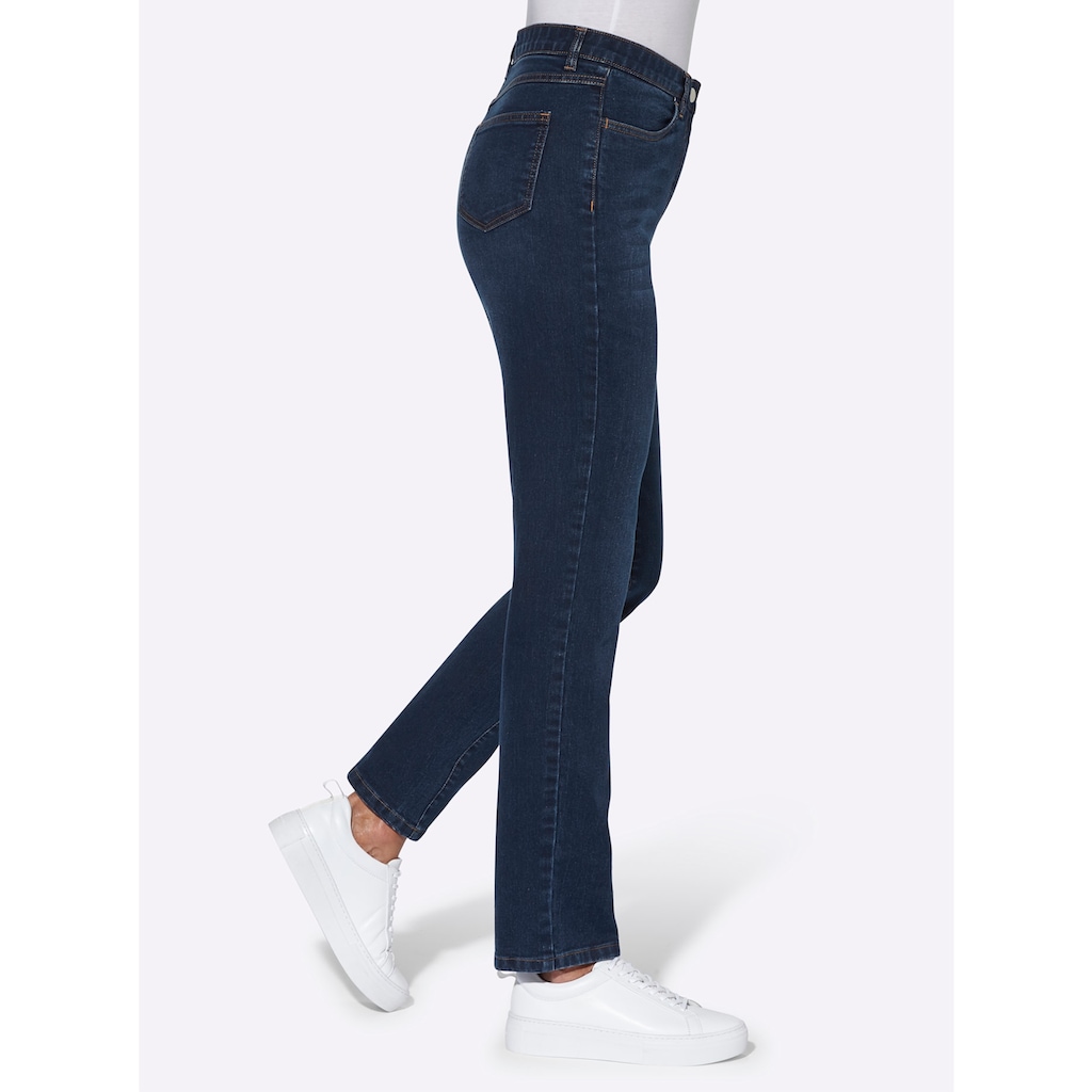 Classic Basics High-waist-Jeans, (1 tlg.)