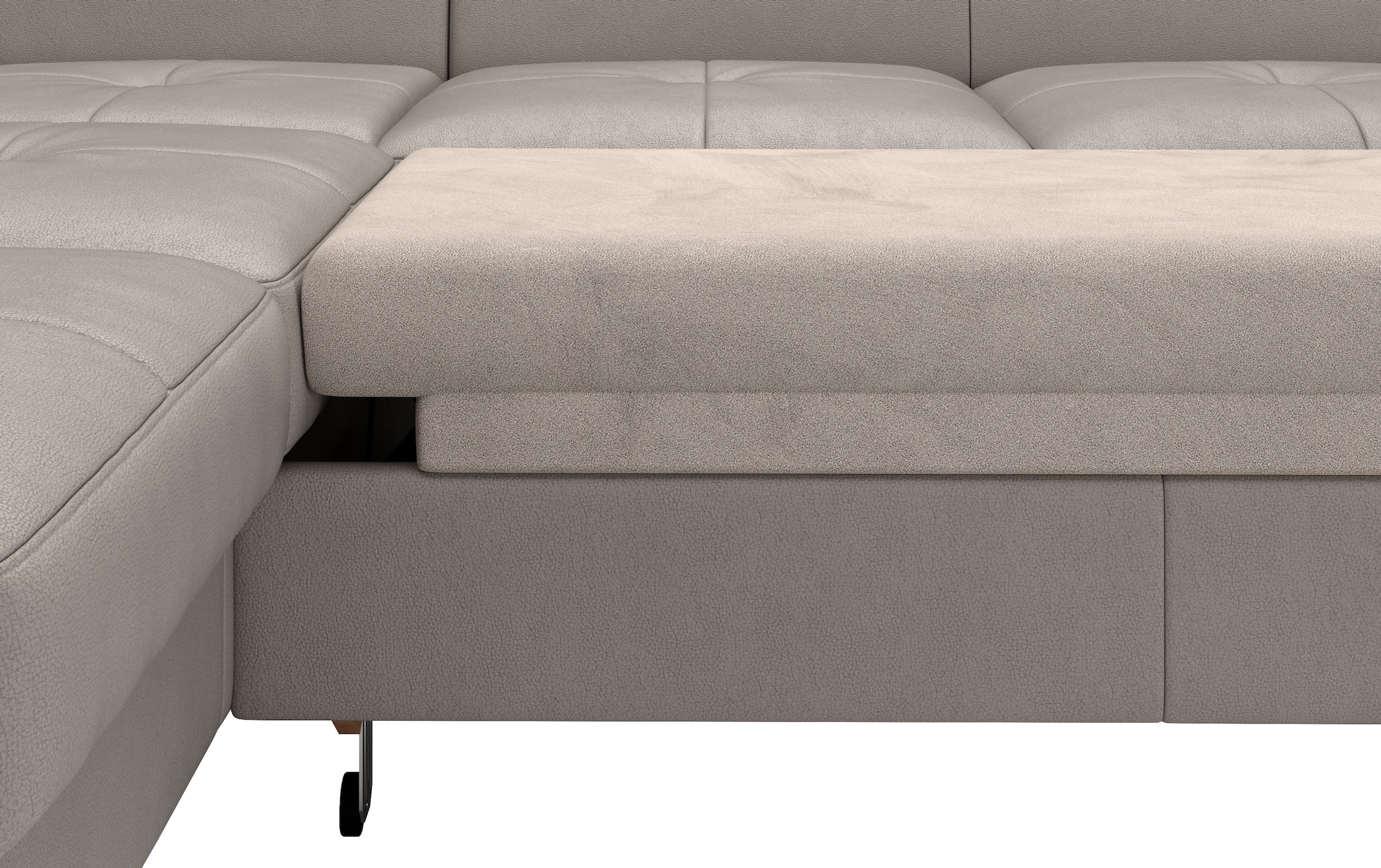 COTTA Wohnlandschaft »Sammy U-Form«, mit Kopfteilverstellung, optional mit Bettfunktion und Bettkasten