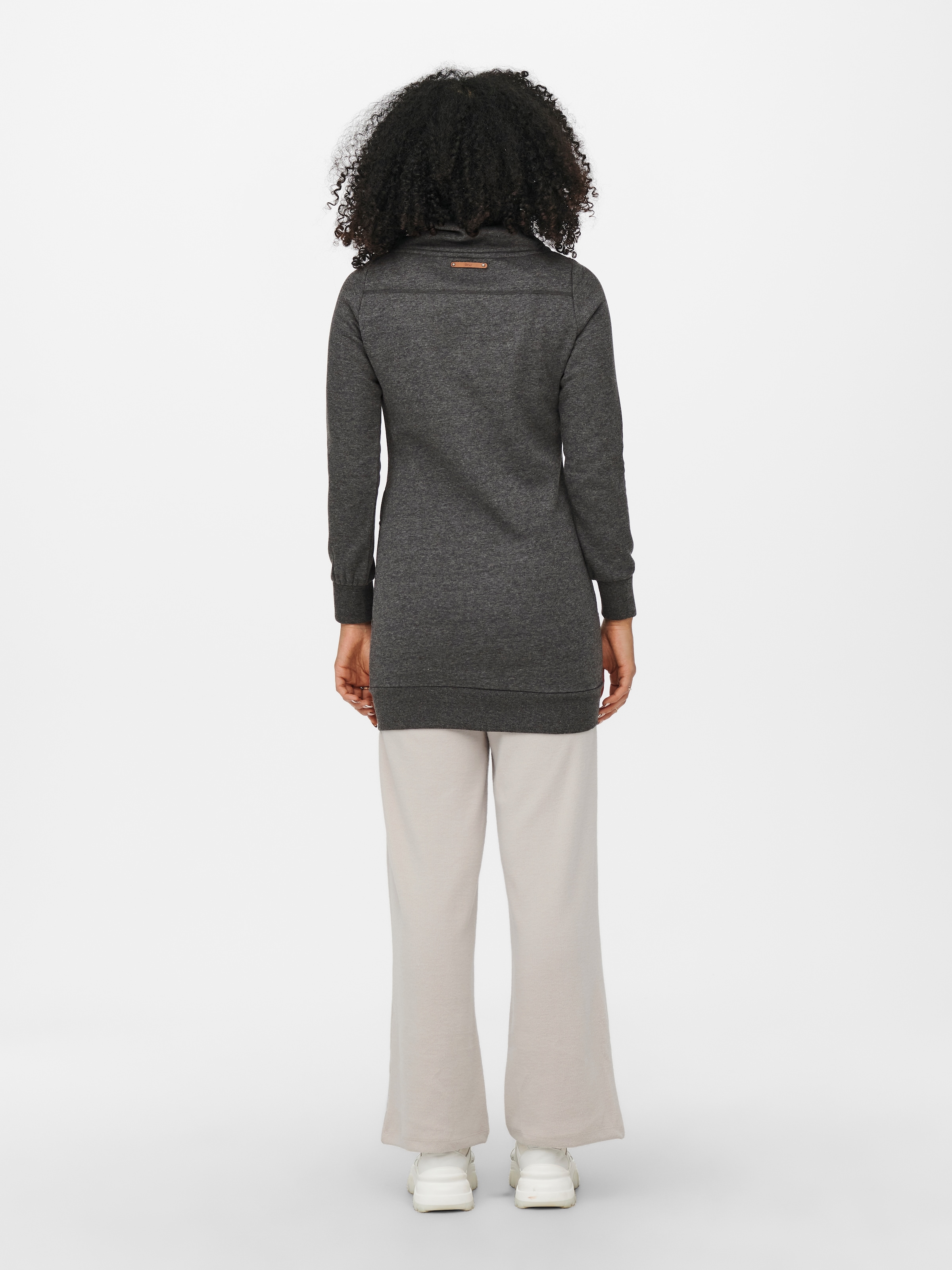 ONLY Sweatshirt »ONLBETTE L/S LONG HIGH NECK SWT«