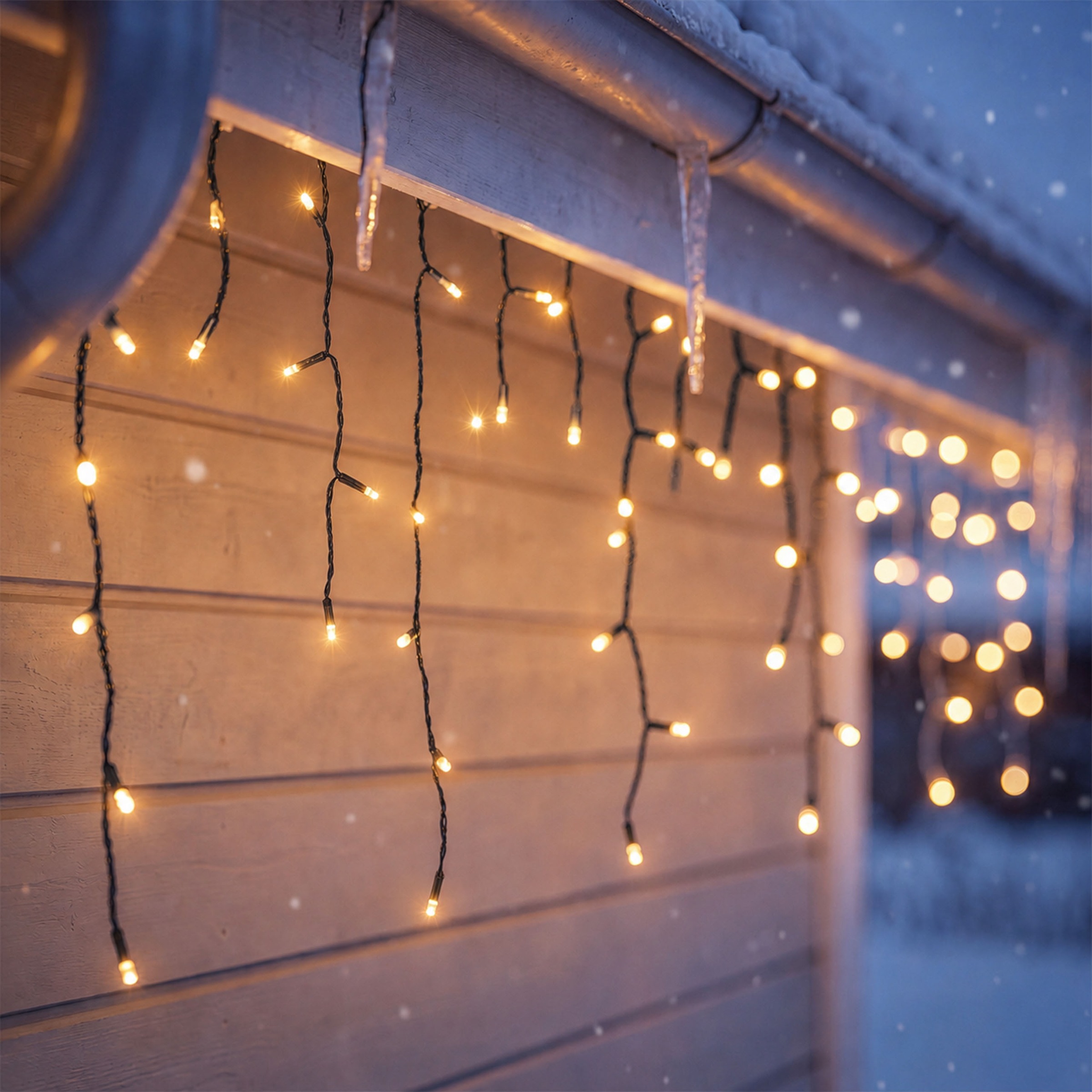 OTTO home LED-Lichterkette »Luvennia in 6, 12 und 24 m Kettenlänge,« warmweißes Licht, Timer, 3 m Zuleitung