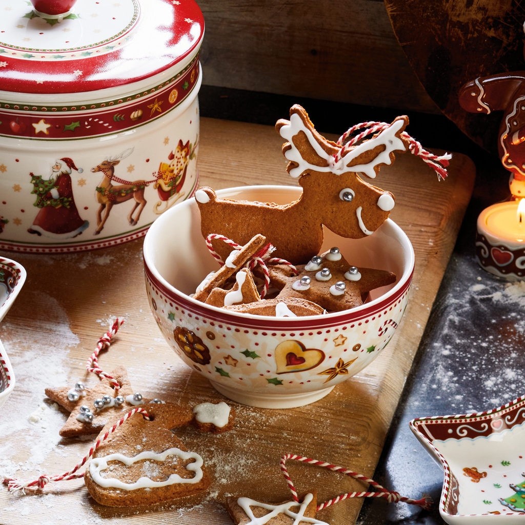 Villeroy & Boch Schale »Bols Sternschnuppe Winter Bakery Delight ø 14 cm 4er Set bunt«