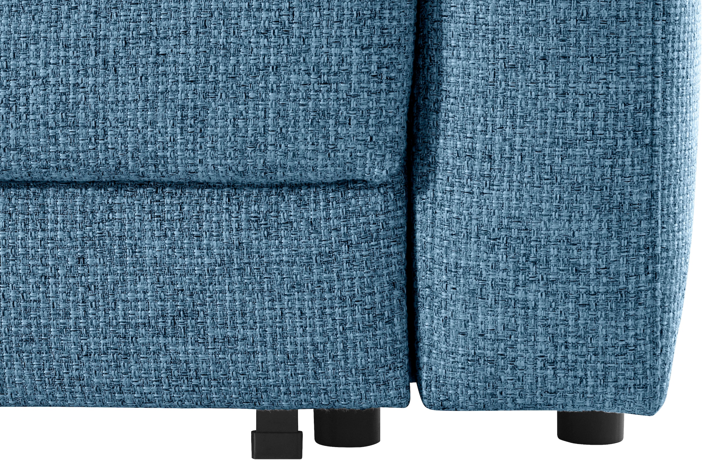 Places of Style Ecksofa »Bloomfield, bequem und elegant, L-Form«, wahlweise mit Bettfunktion und Bettkasten