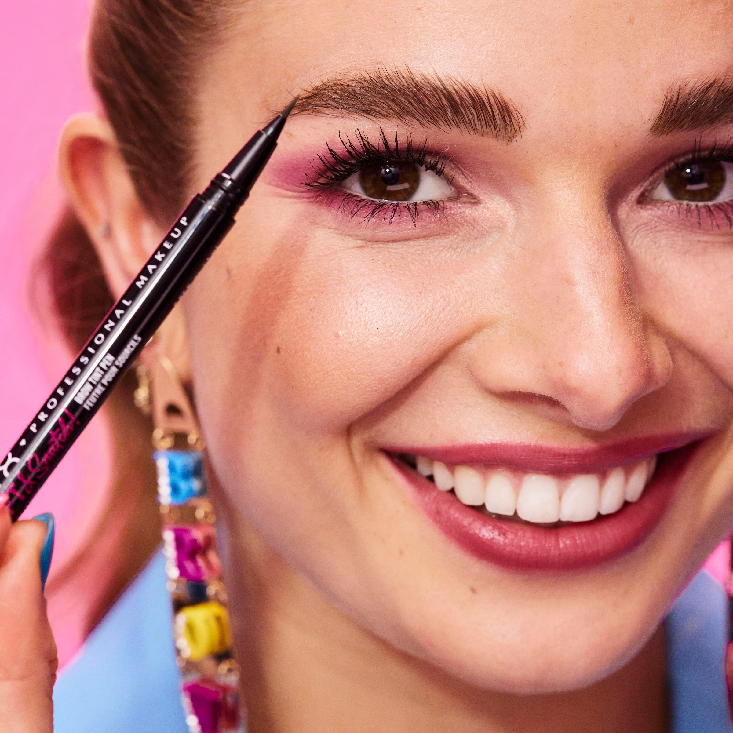 NYX Augenbrauen-Stift »Professional Makeup Lift & Snatch Brow Tint Pen« mit ultra dünner Spitze