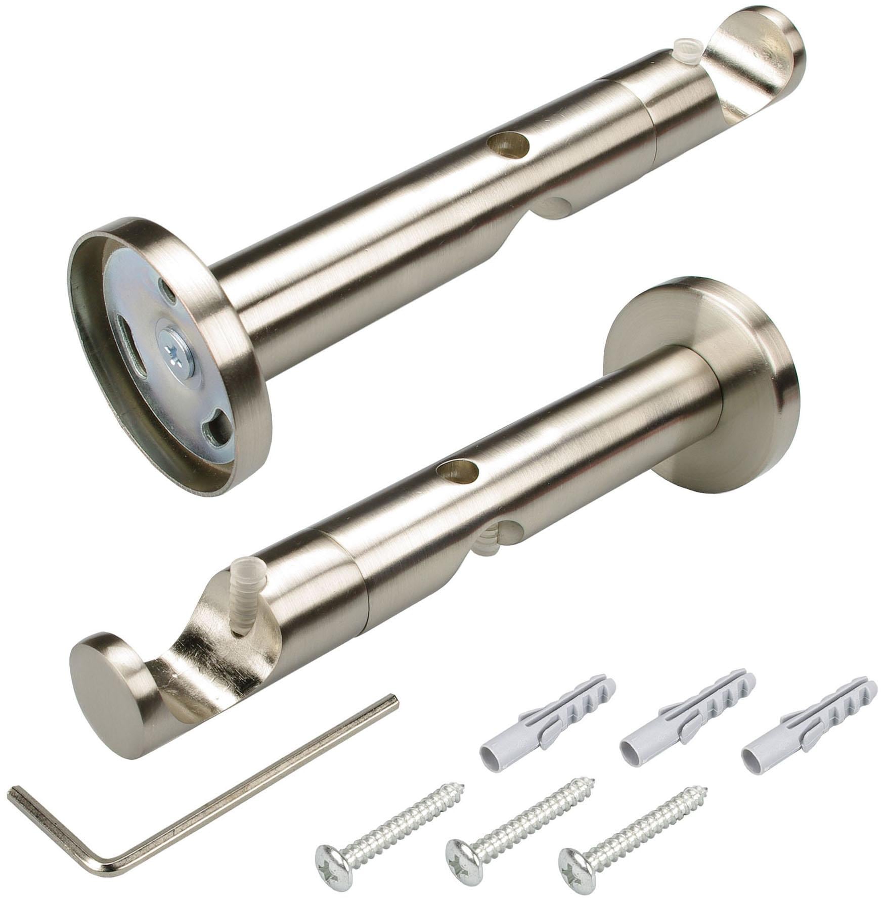 Liedeco Gardinenstange »CELKUGEL01SG2L« Ø 25 mm 2 läufig-läufig Fixmaß 2-läufig im Fixmaß Ø 25/20 mm
