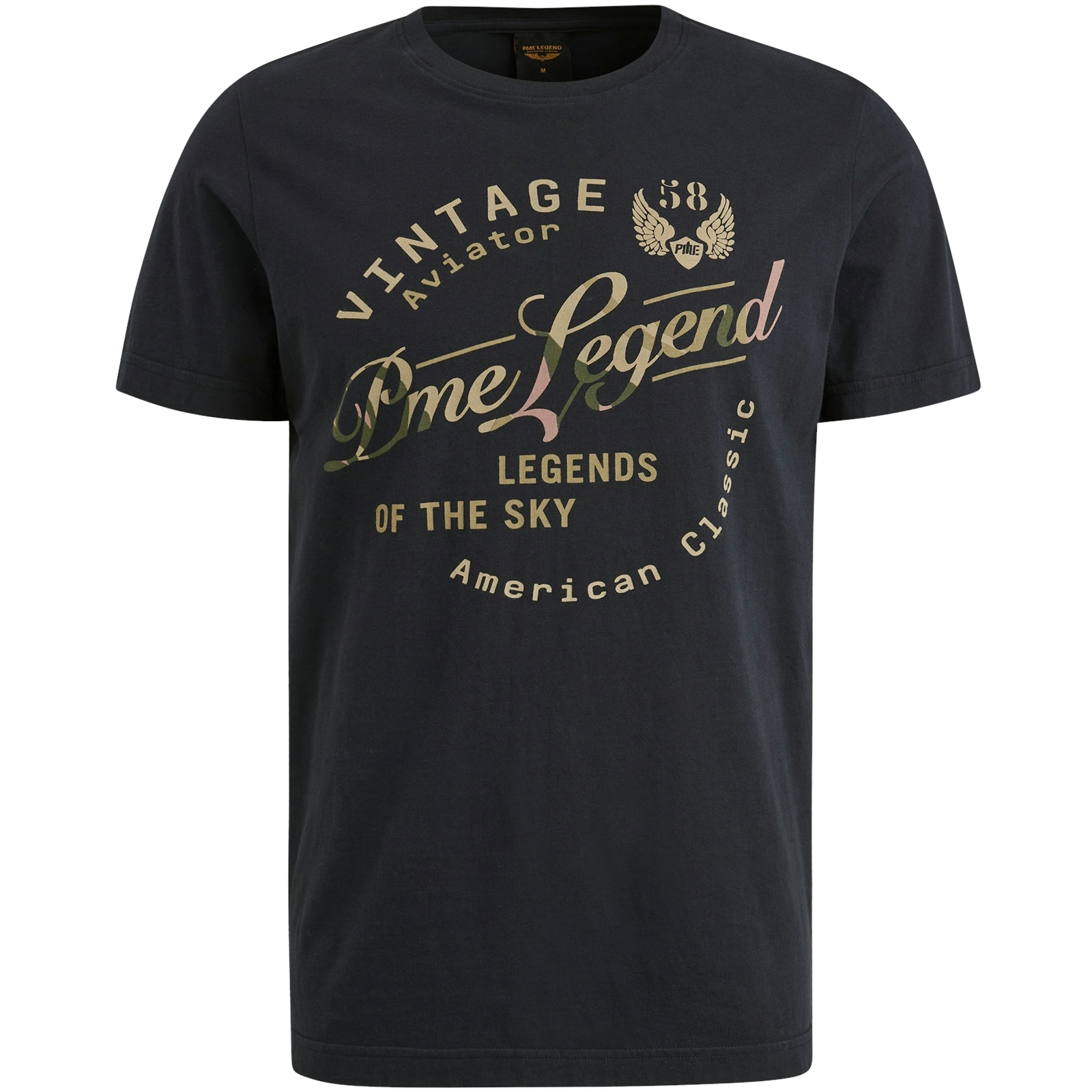 PME LEGEND T-Shirt »Short sleeve r-neck single jersey play«, mit Logo Print