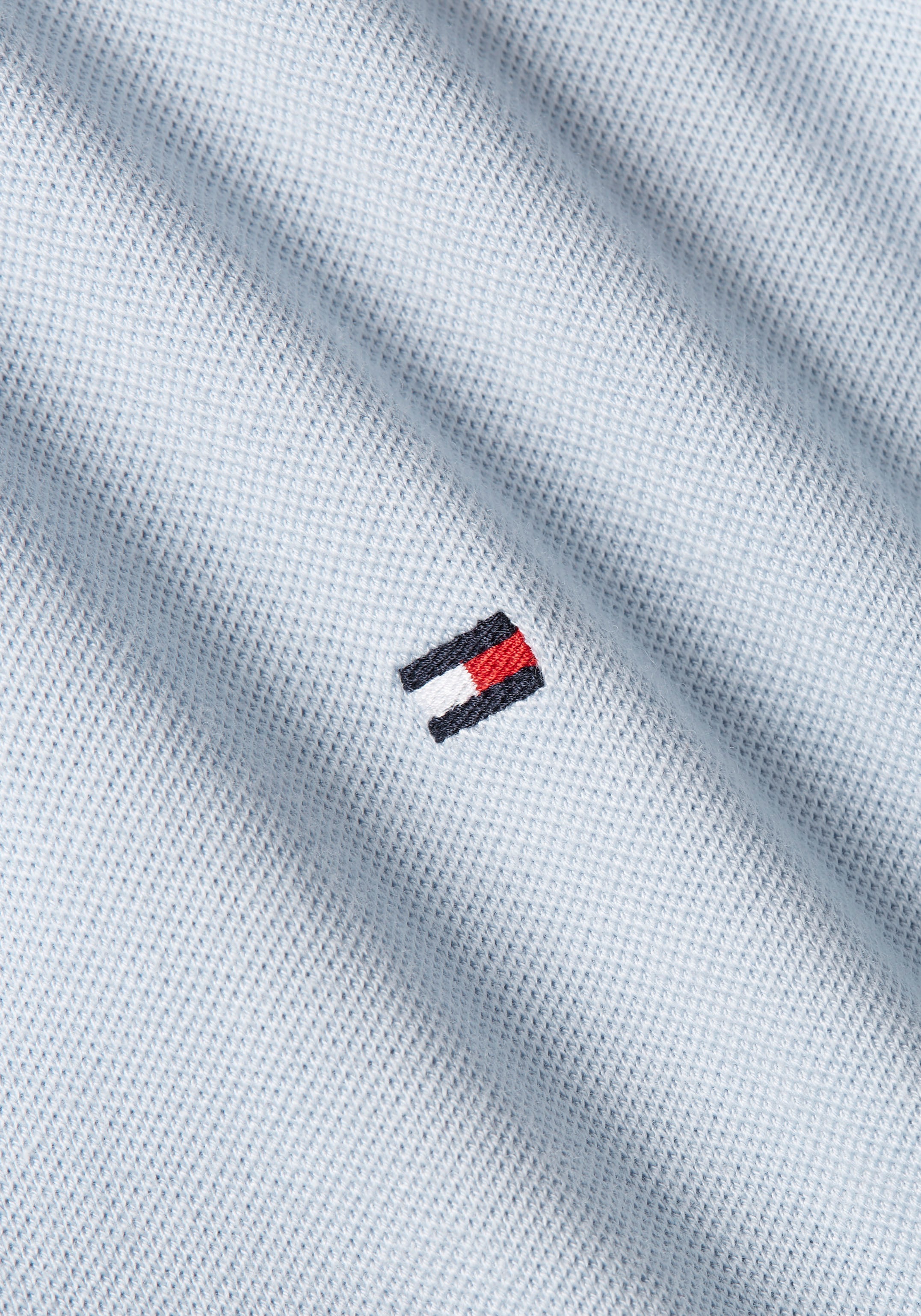 Tommy Hilfiger Polokleid »F&F OPEN PLCKT LYCLL POLO DRS SS«, mit Logostickerei