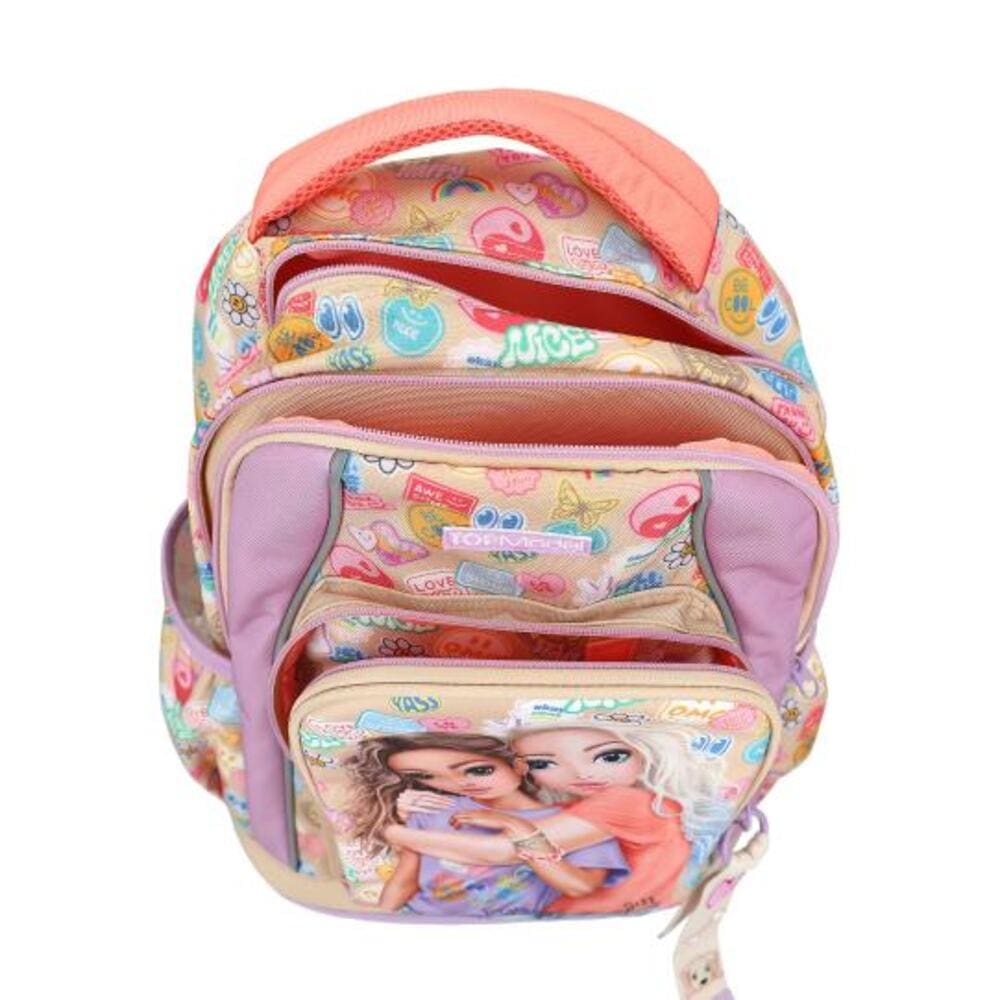 Depesche Rucksack »Schulrucksack GIRL POWER TOPModel 21 x 34 x 44 cm bunt«