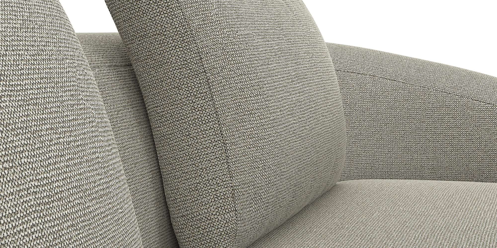 FLEXLUX Wohnlandschaft »Torino, rund, L-Form, Sofa-Ecke mit Recamiere, Longchair-Sofa« Modernes, organisches Sofa-Design, Kaltschaum, Wellenunterfederung