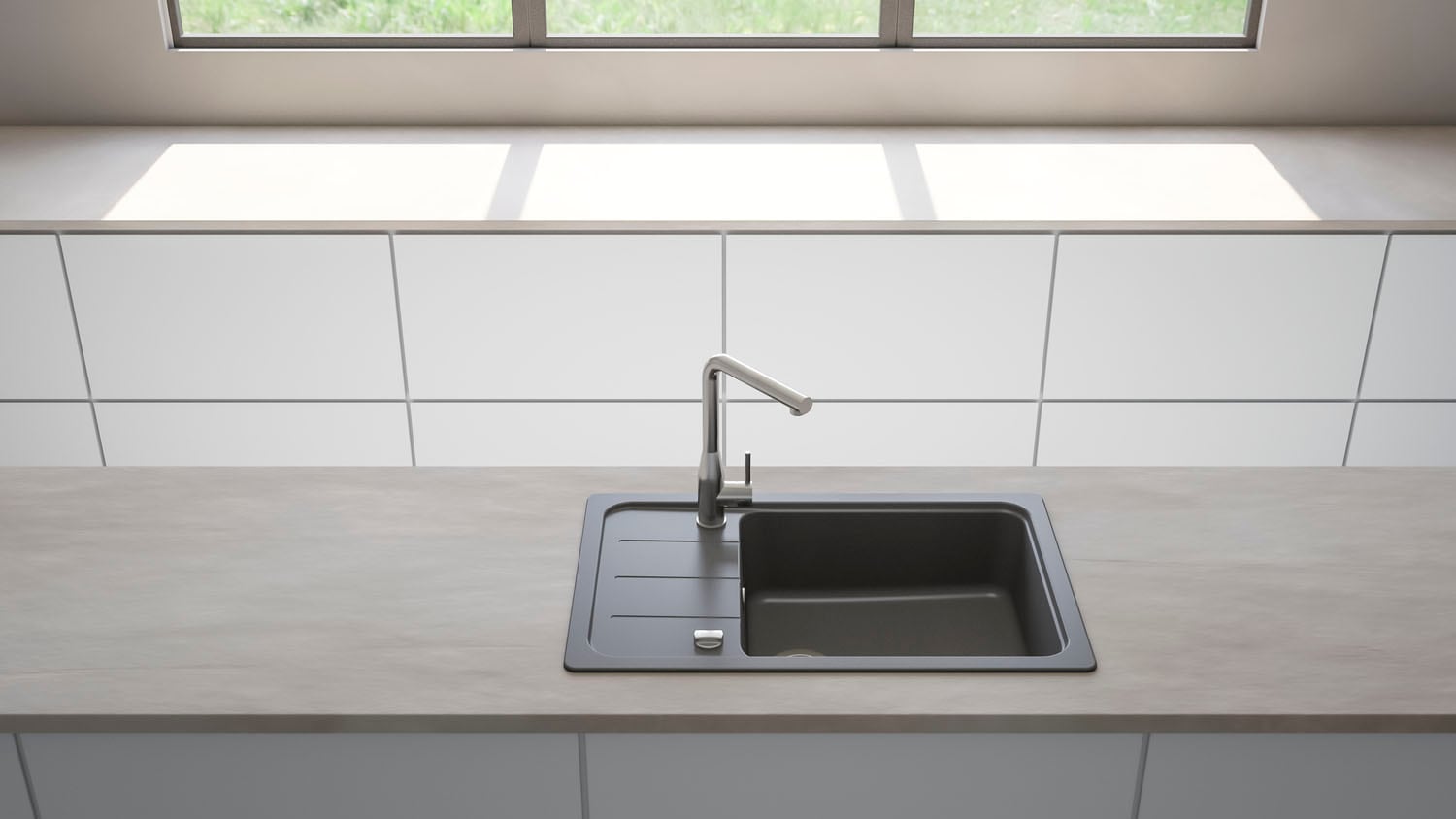 Schock Granitspüle »Formhaus D-100LS«, ür kleine Küchen