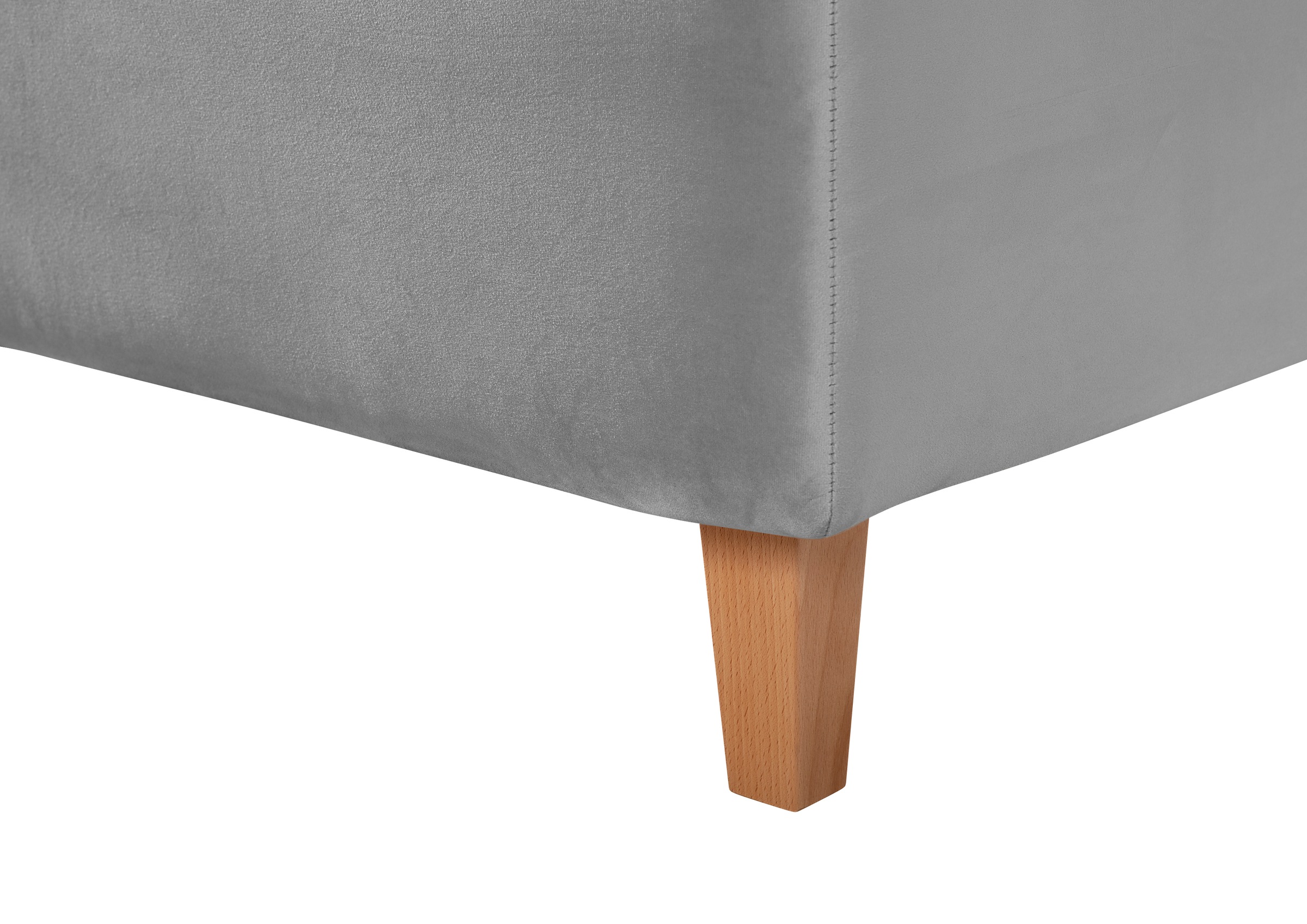 Home affaire Polsterbett »Sunley 140«, Kreuzsteppung, Kopfteilhöhe 142 cm, ohne oder mit Matratze/Lattenrost
