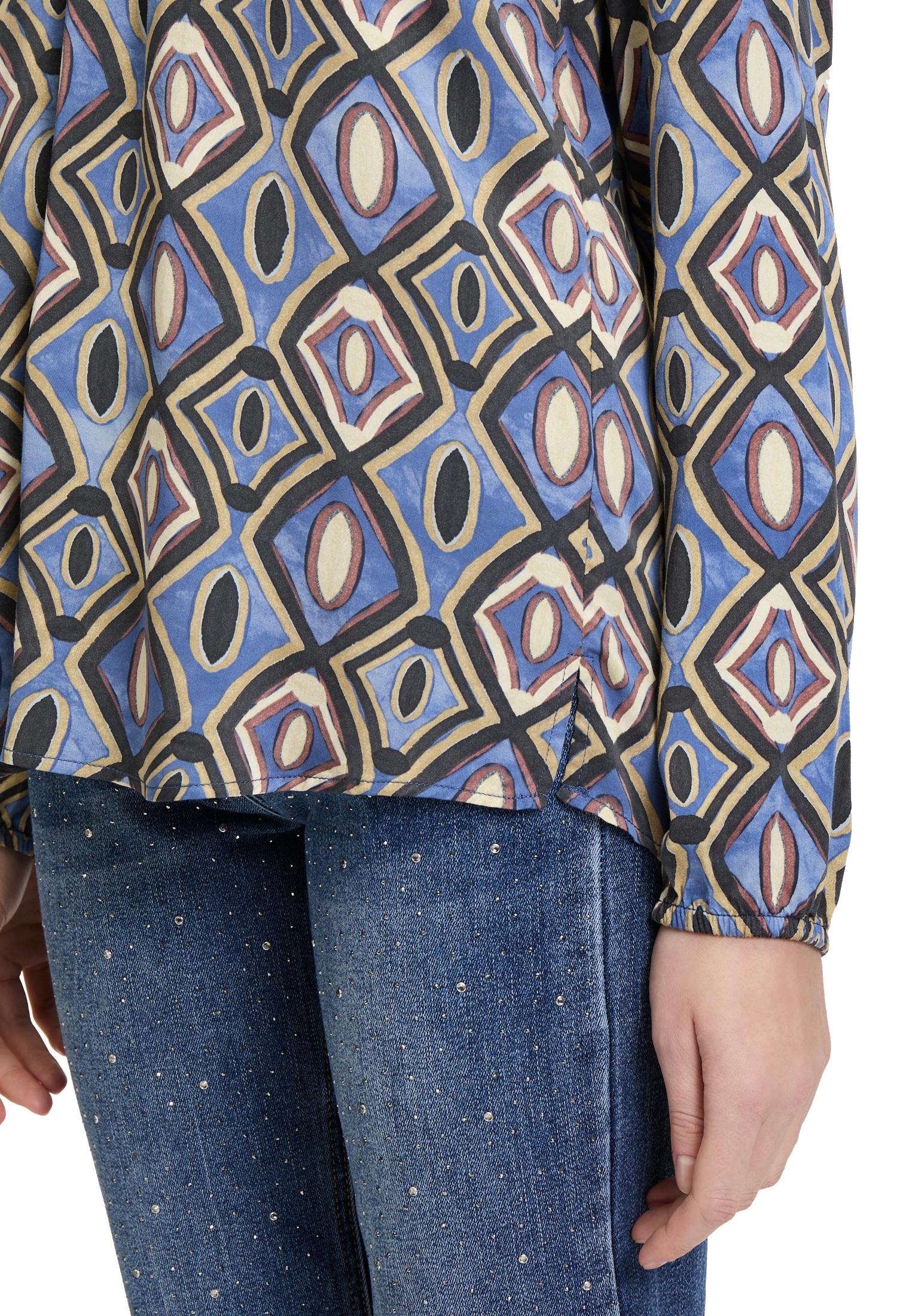 Cartoon Klassische Bluse »Blusenshirt mit Muster«