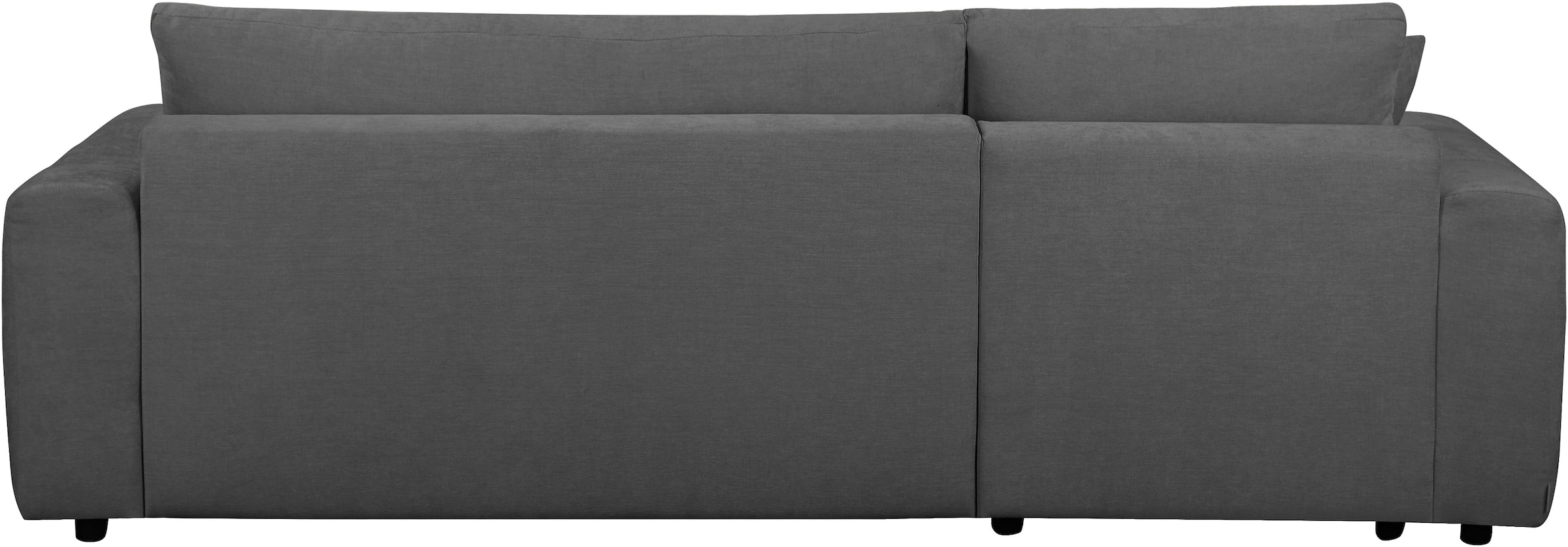 OTTO home Ecksofa »YLVAA L-Form, 241 cm - OTTO. Verlässliche Qualität.« Schlaffunktion (132/200), Bettkasten, Feinstruktur-Bezug