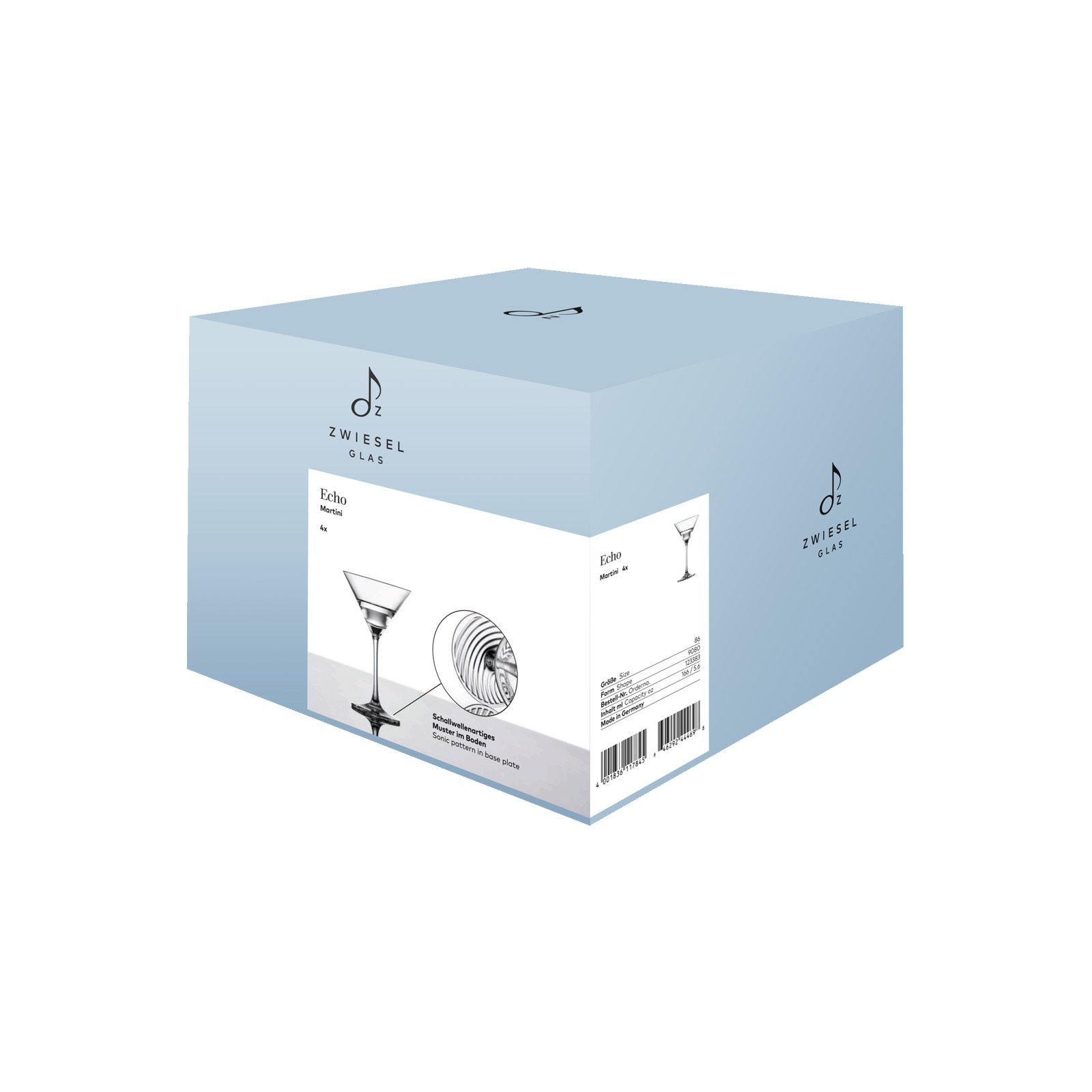 Zwiesel Glas Martiniglas »Martinigläser ECHO 166 ml 4er Set transparent«