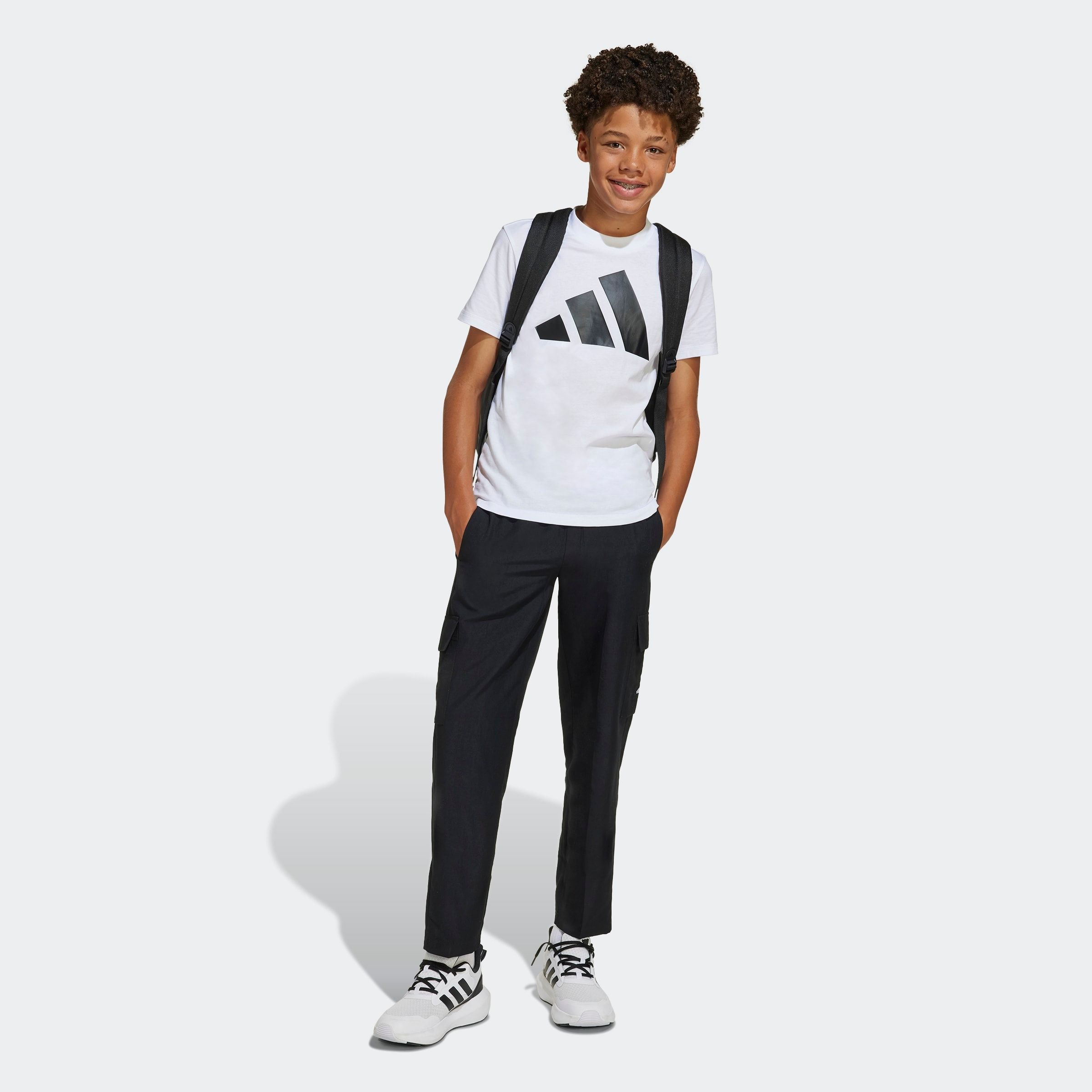 adidas Sportswear T-Shirt »ESSENTIALS KIDS« für Kinder und Teens, mit Rundhalsausschnitt, aus 100 % Baumwolle