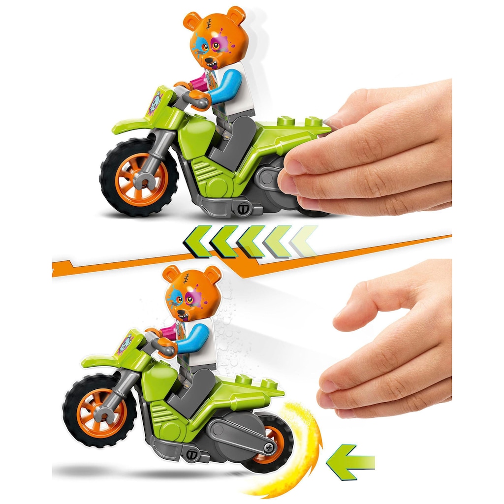 LEGO® Konstruktionsspielsteine »Bären-Stuntbike (60356), LEGO® City«, (10 St.)