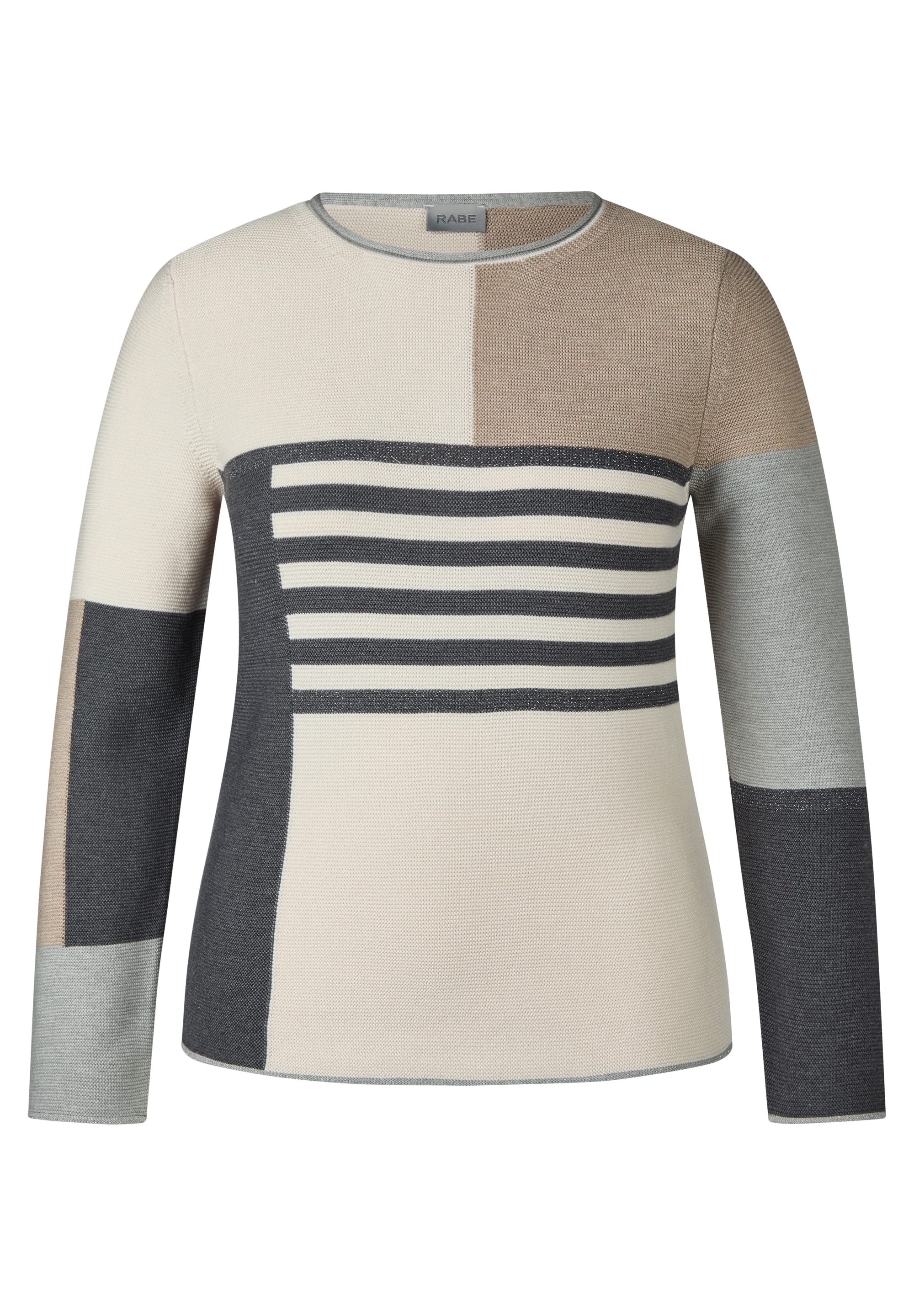 Rabe Strickpullover im Colorblocking-Look