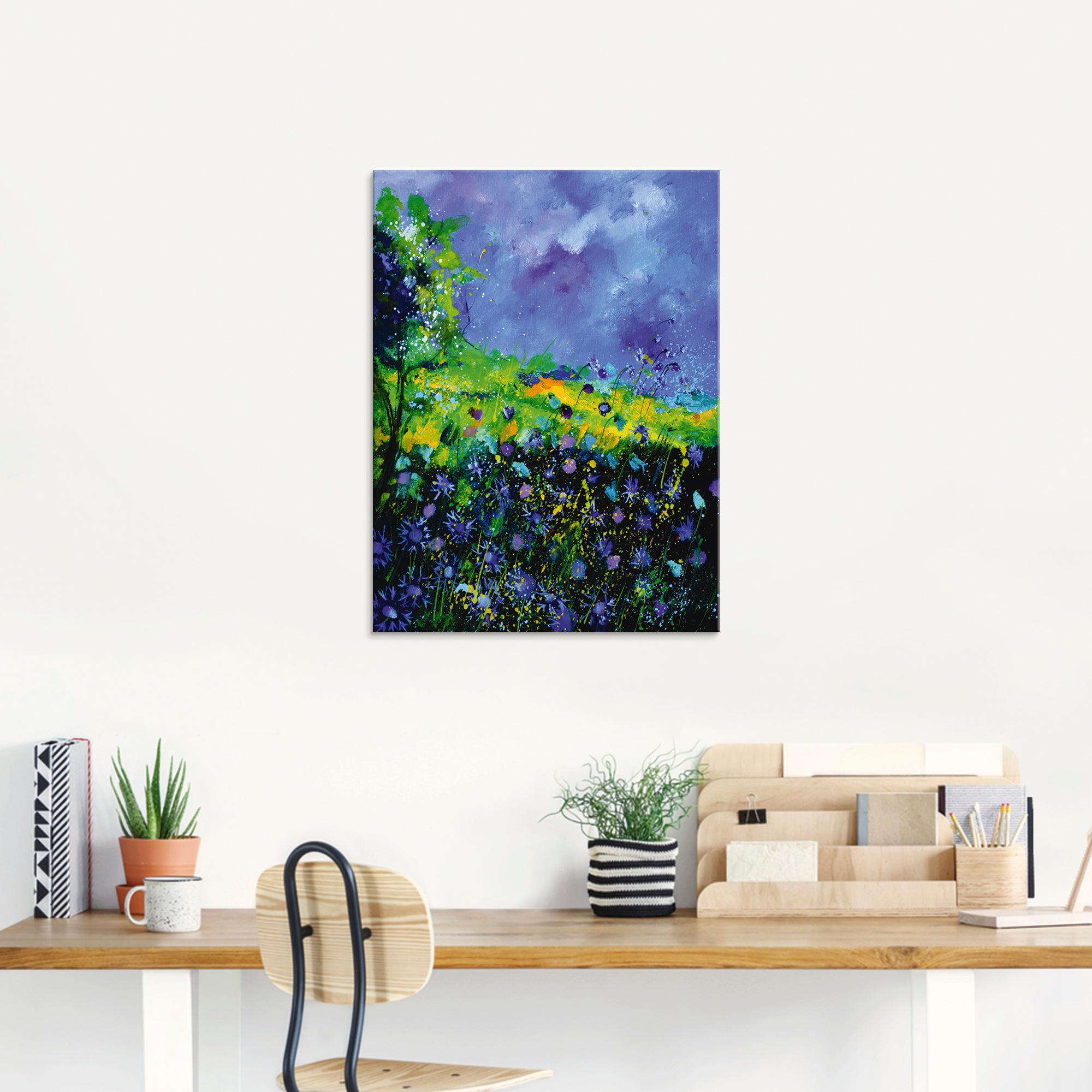 Artland Glasbild »Wilde Blumen«, Blumenwiese, (1 St.), in verschiedenen Größen