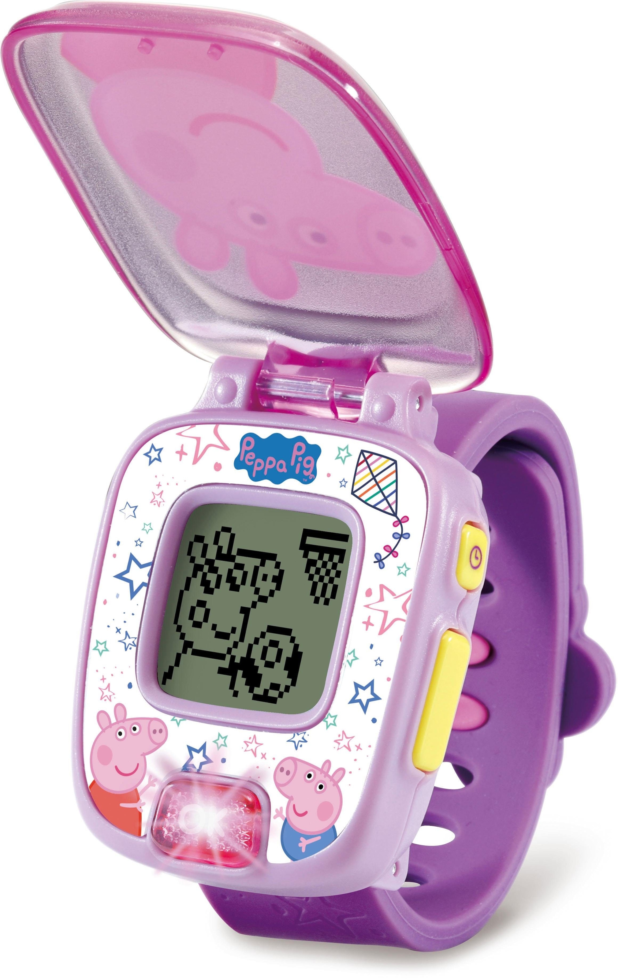 Vtech® Lernspielzeug »Peppa Pig, Peppas Lernuhr pink«