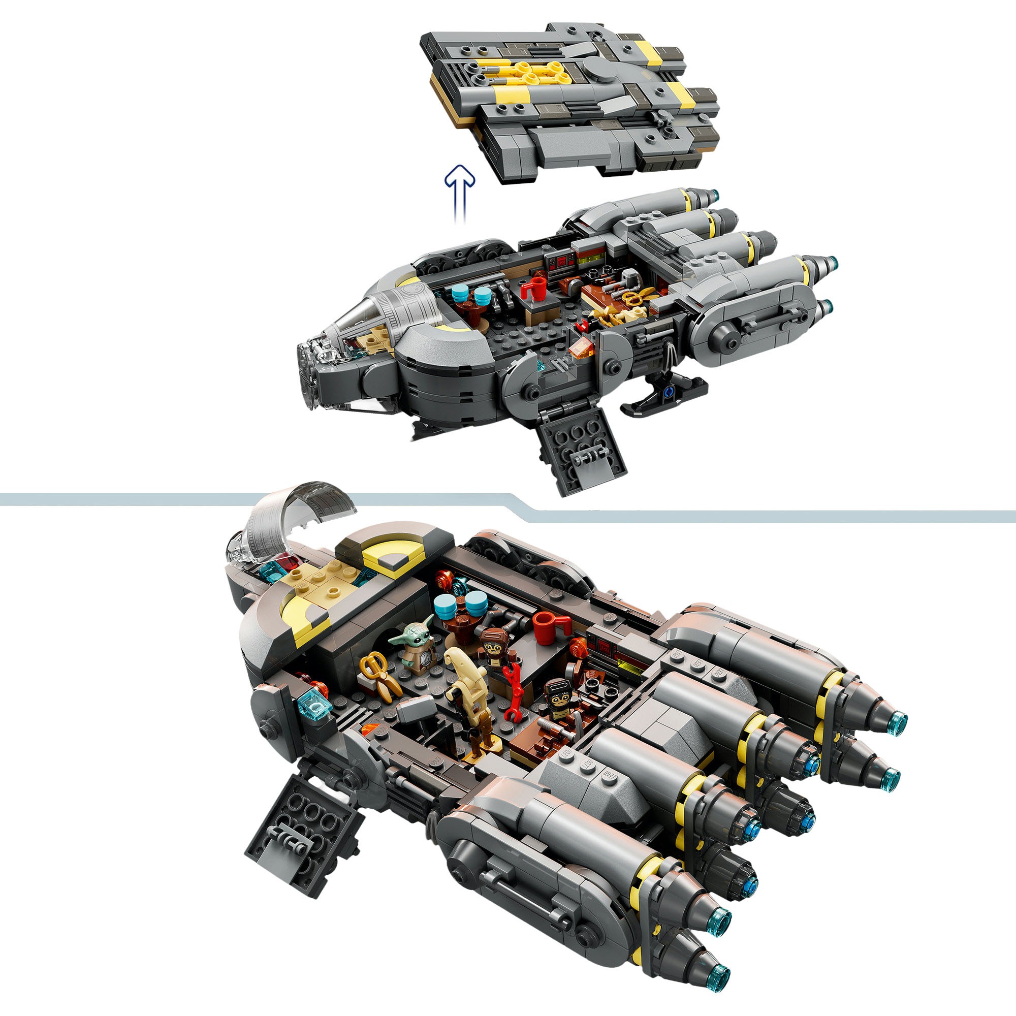 LEGO® Konstruktionsspielsteine »Sternenschiff der Anzellaner (75445), LEGO Star Wars™«