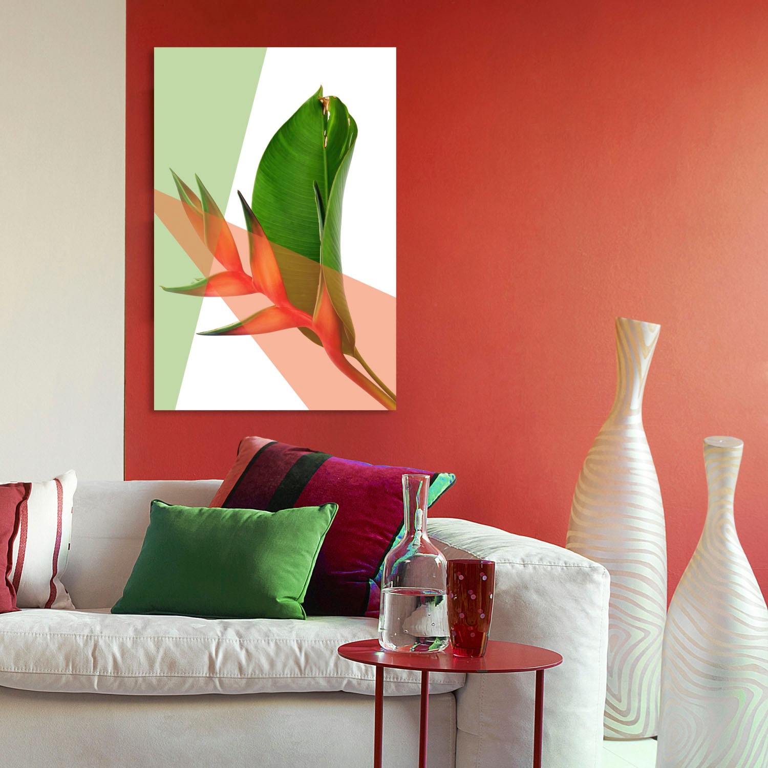 queence Acrylglasbild »Blätter« Blätter | Blätterbilder | Kunst | Pflanzen | Pflanzenbilder Fine Art-Print in Galeriequalität