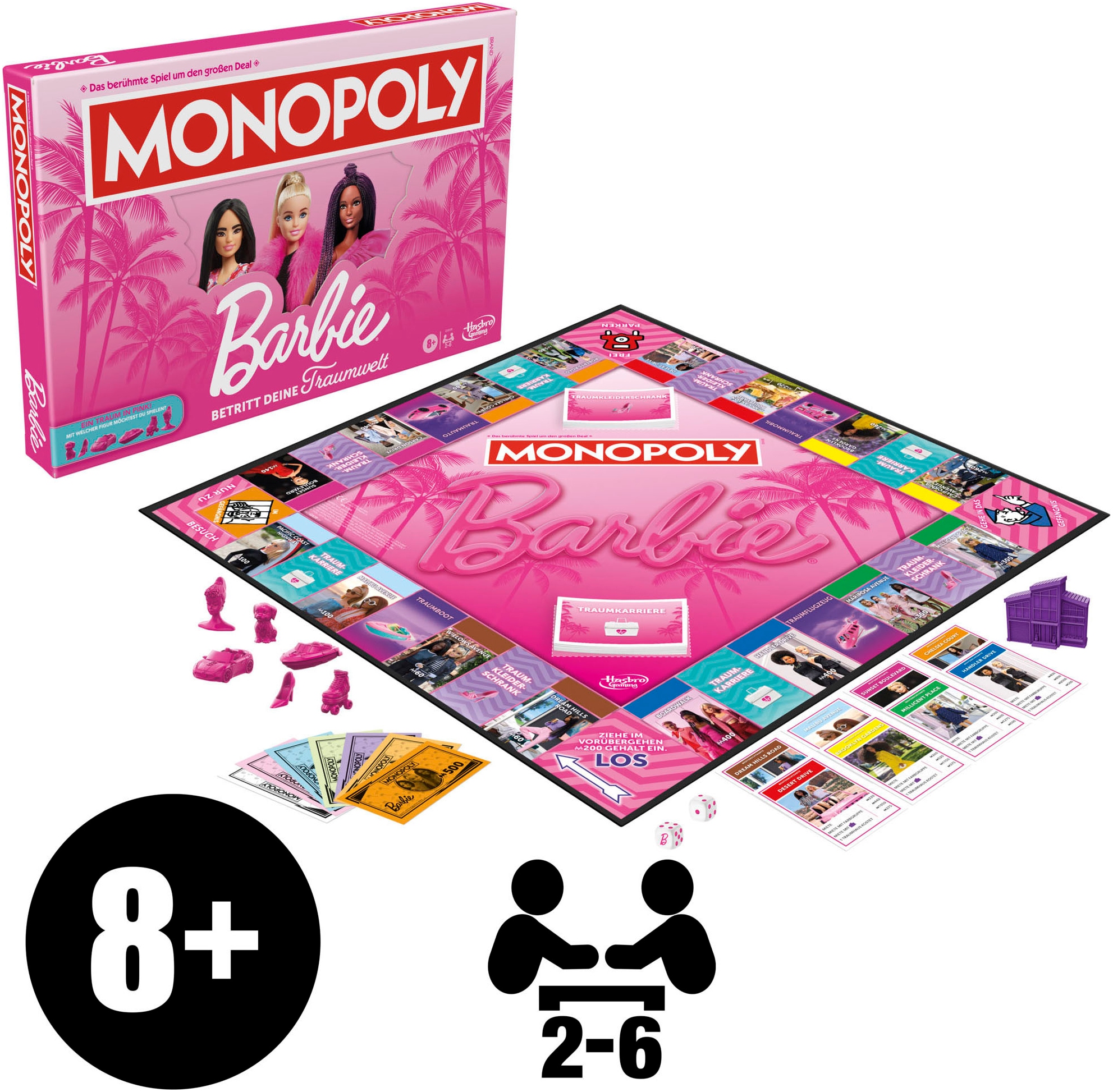 Hasbro Spiel »Hasbro Gaming, Monopoly, Barbie«