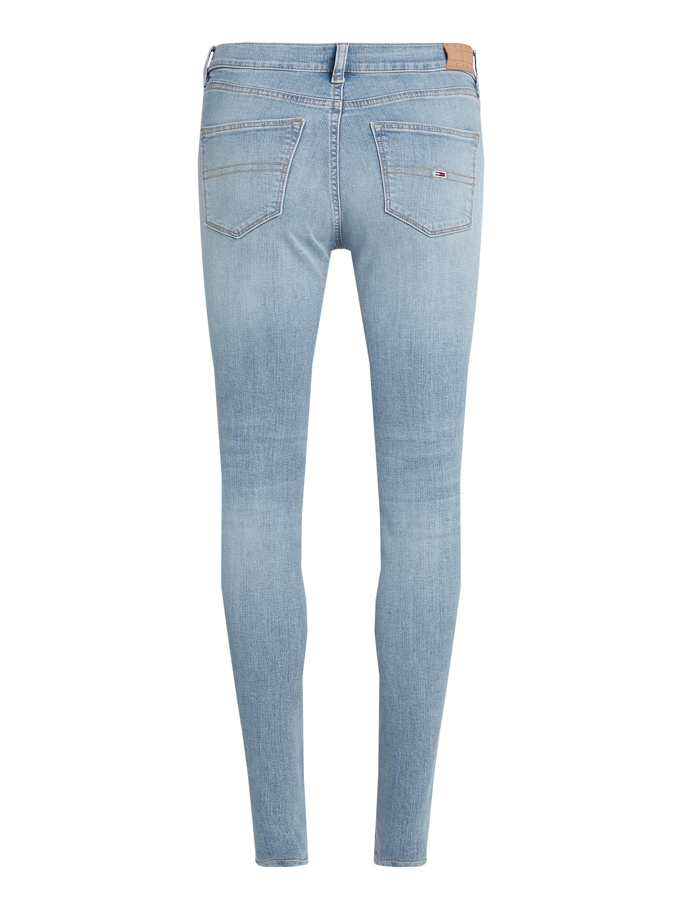 Tommy Jeans Skinny-fit-Jeans »NORA MR SKNY«, mit Waschung, mit Logo-Badge