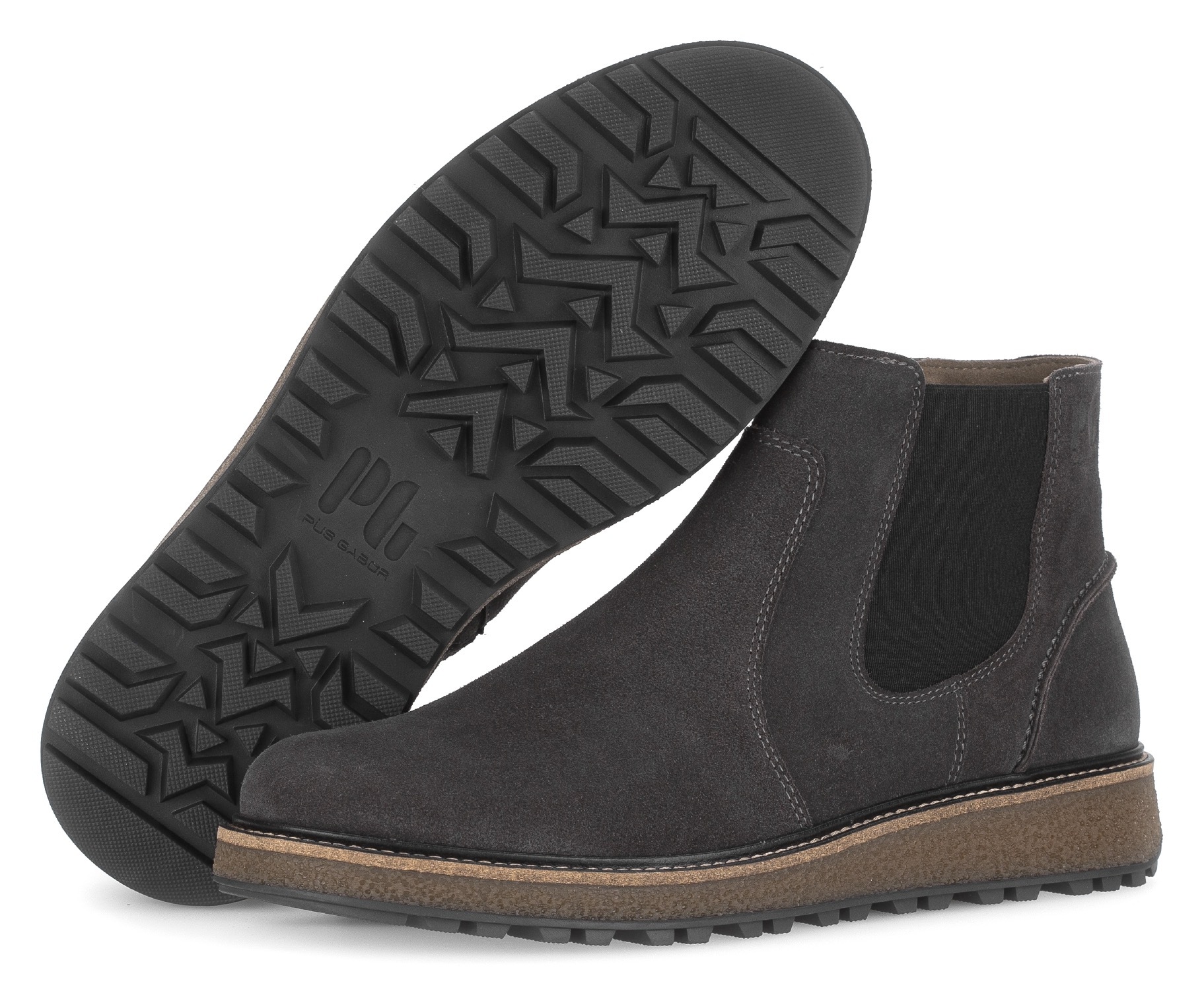 Pius Gabor Chelseaboots  , Herbstboots mit Kontrastnähten und Logoprägung