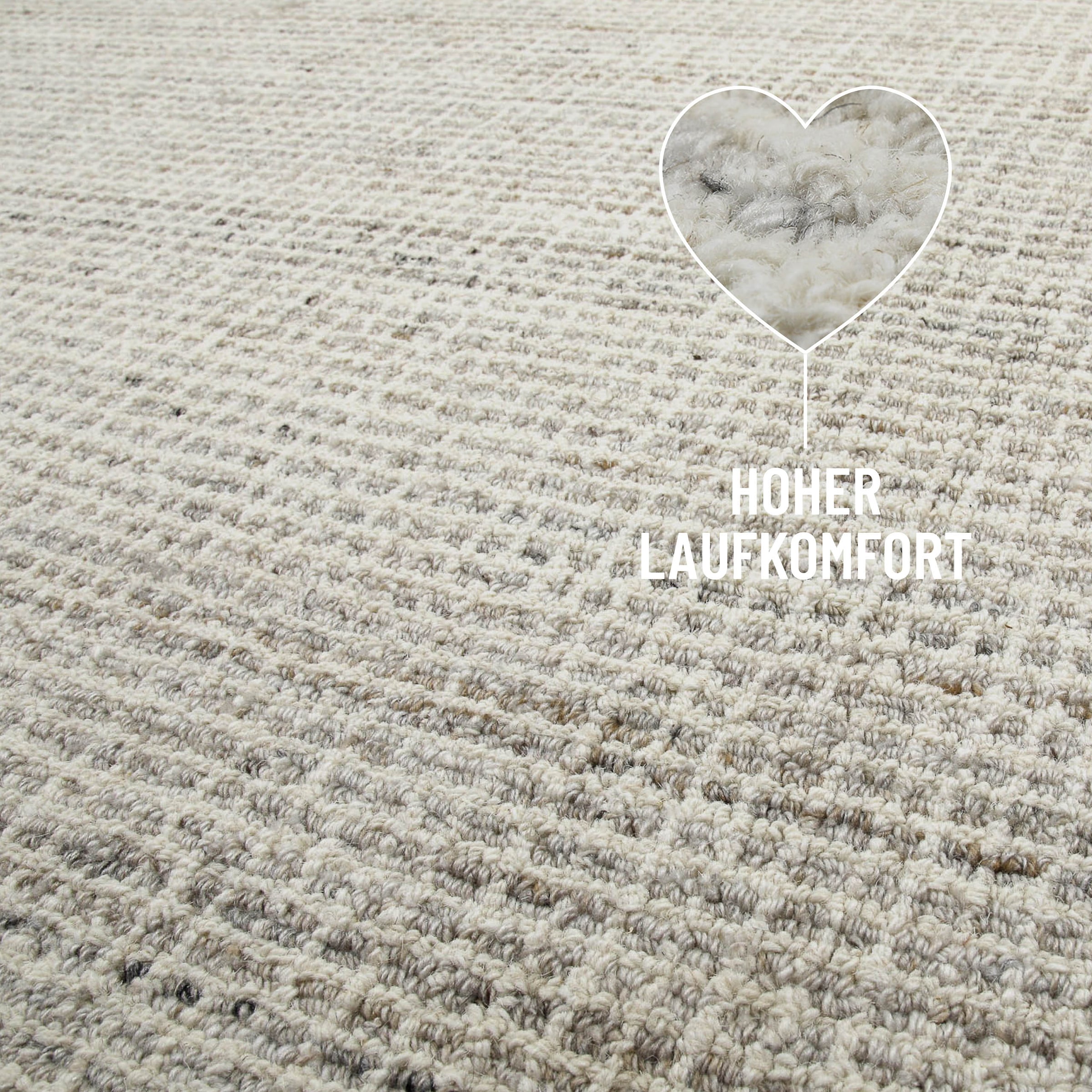 Wecon home Teppich »Hamptons FOURTEEN«, rechteckig, 10 mm Höhe, Läufer, Fasermix, Kurzflor, Wohnzimmer, Schlafzimmer, elegant, Karo