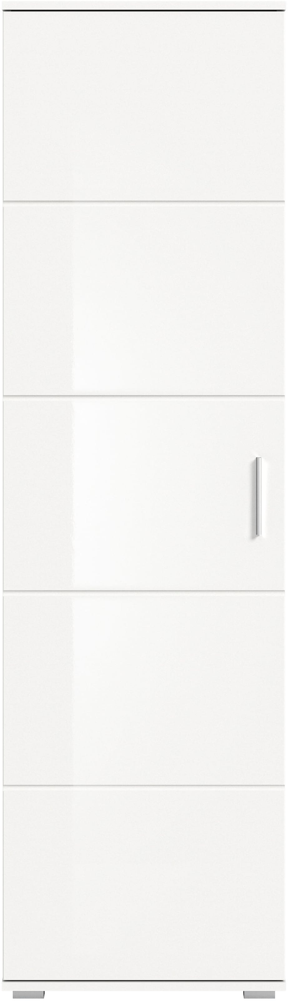 INOSIGN Garderobenschrank »Valge, Höhe 191 cm, 1 Tür, 2 feste Böden, ausziehbare Kleiderstange«, Hochschrank, Stauraumschrank, Schrank, Flurschrank, Dielenschrank