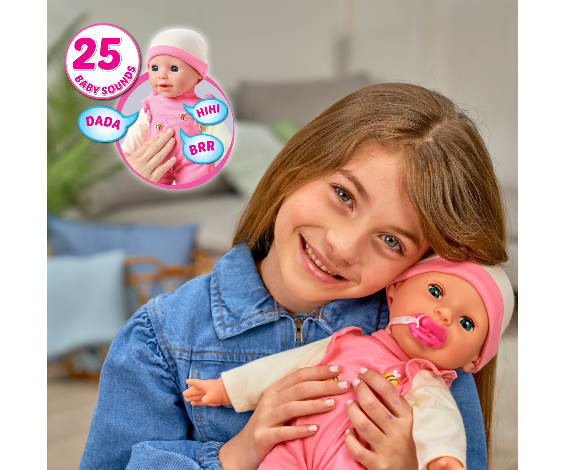 SIMBA Babypuppe »Laura Baby Whoopee« mit Funktionen