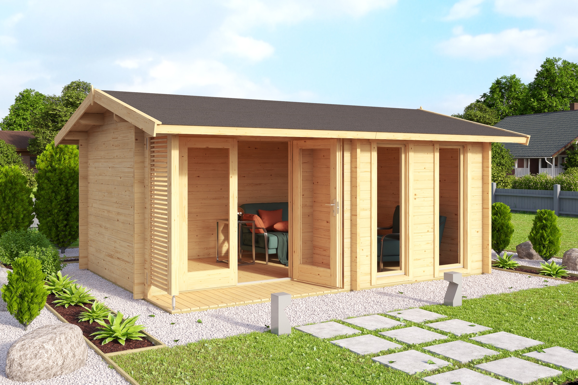 Nordic Holz Gartenhaus »HAMPSHIRE«