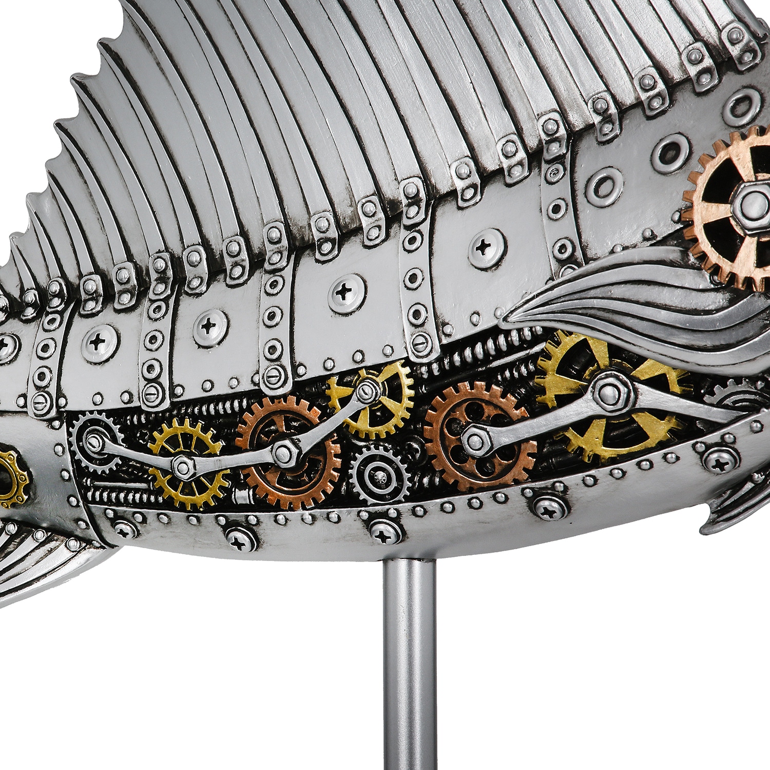 GILDE Tierfigur »Figur Schwertfisch Steampunk Sailfish silberfarben H. 36 cm«