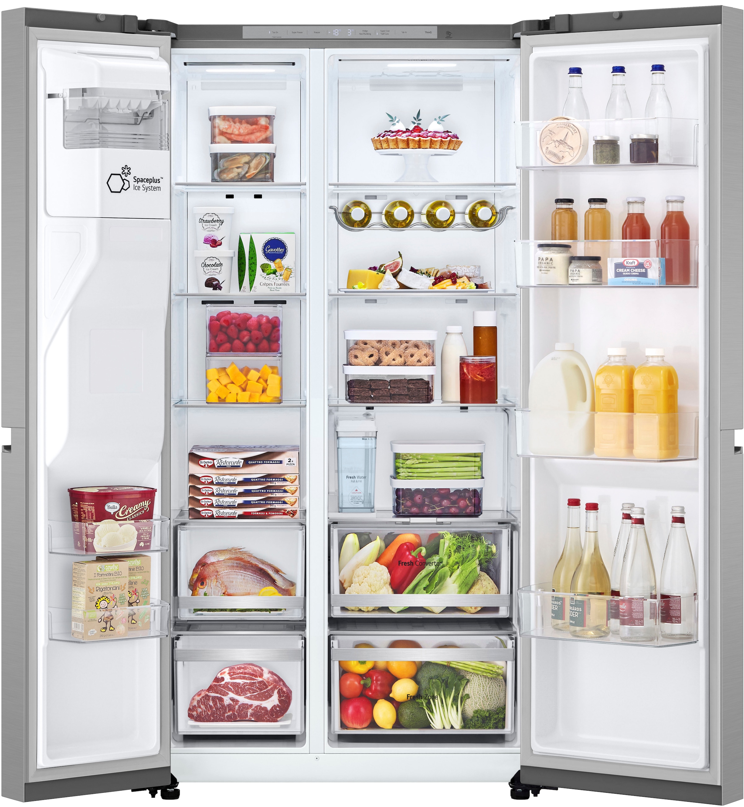 LG Side-by-Side L-Serie »GSLE81PYBD« 179 cm hoch 91,3 cm breit