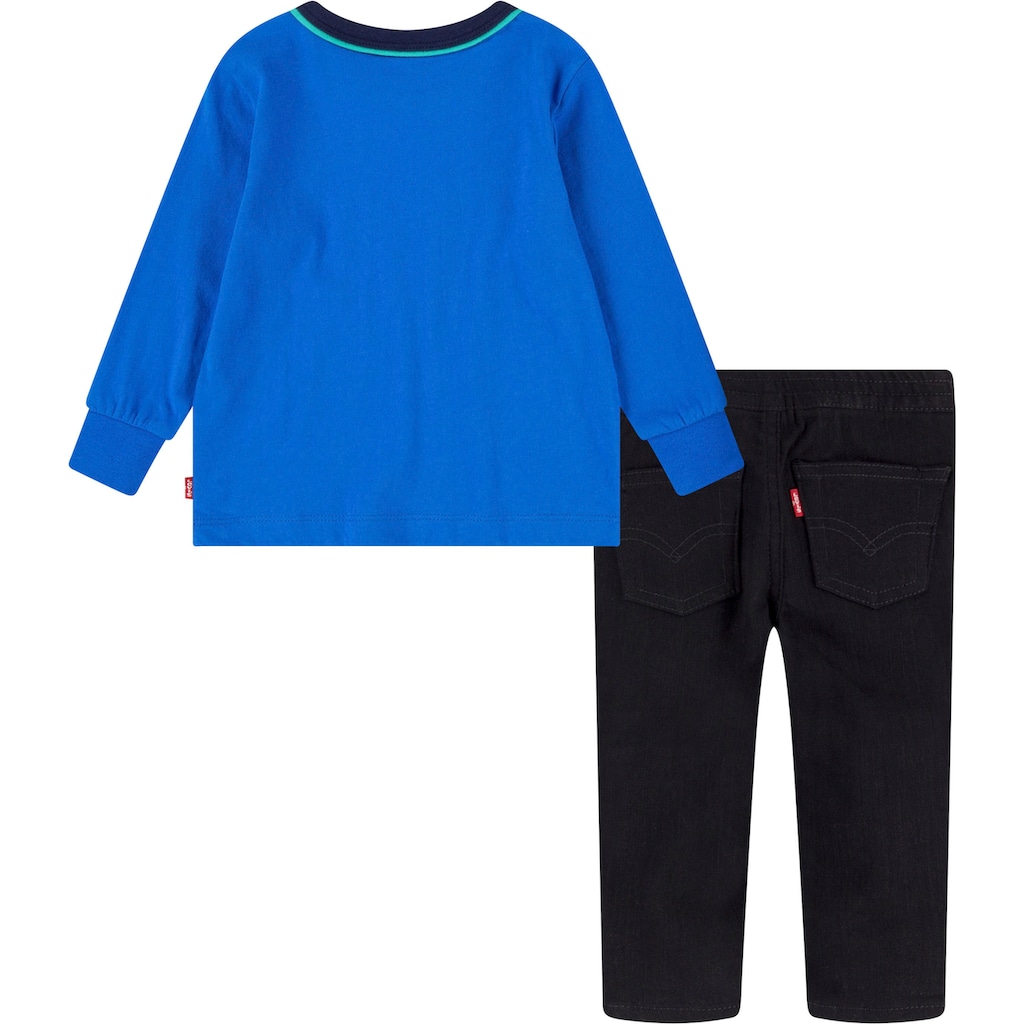 Levi's® Kids Shirt & Hose »POSTER LOGO RINGER & DENIM«, (Set, 2 tlg.)