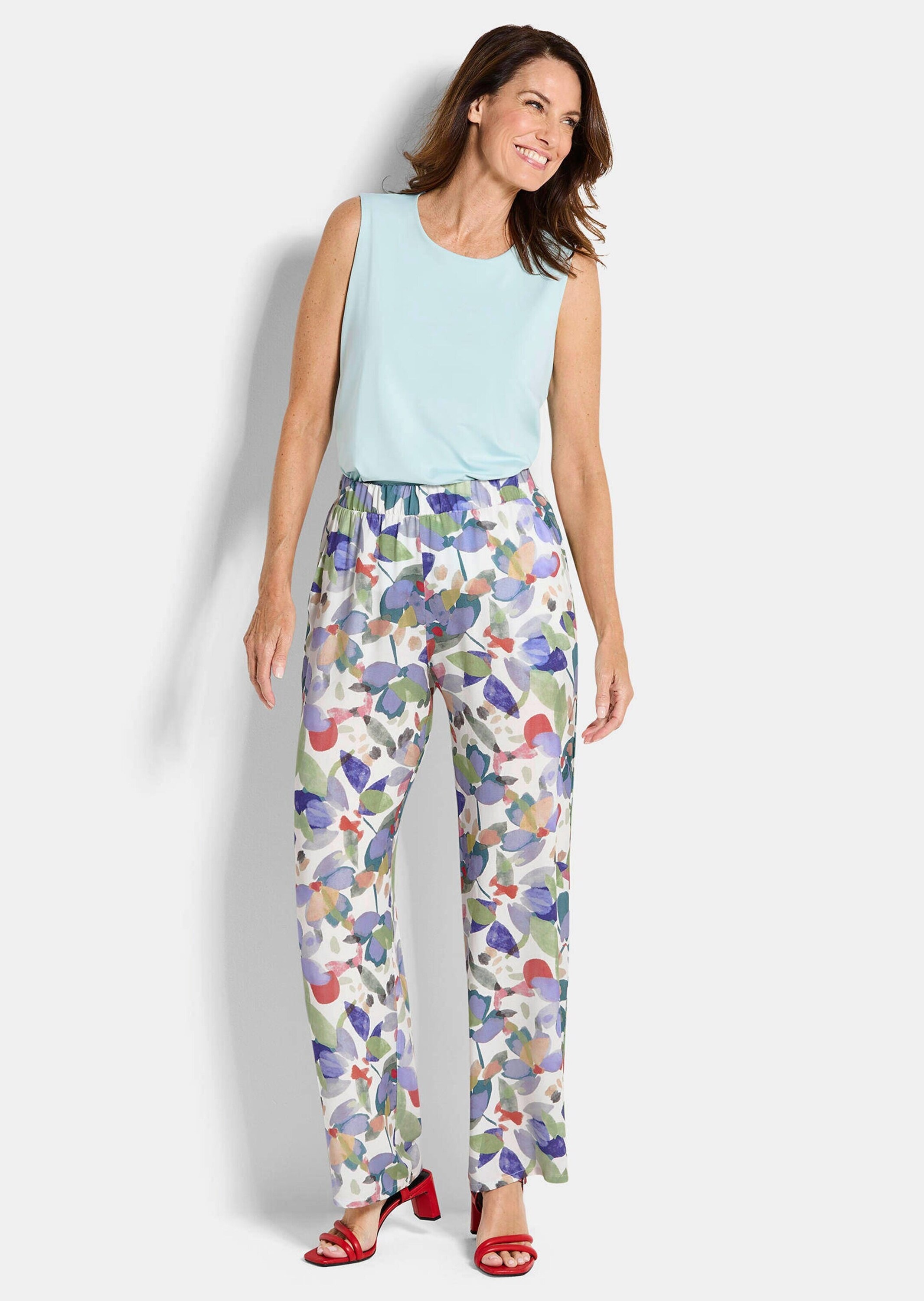 GOLDNER Schlupfhose »Kurzgröße Weite Hose VERA mit Schlupfbund«