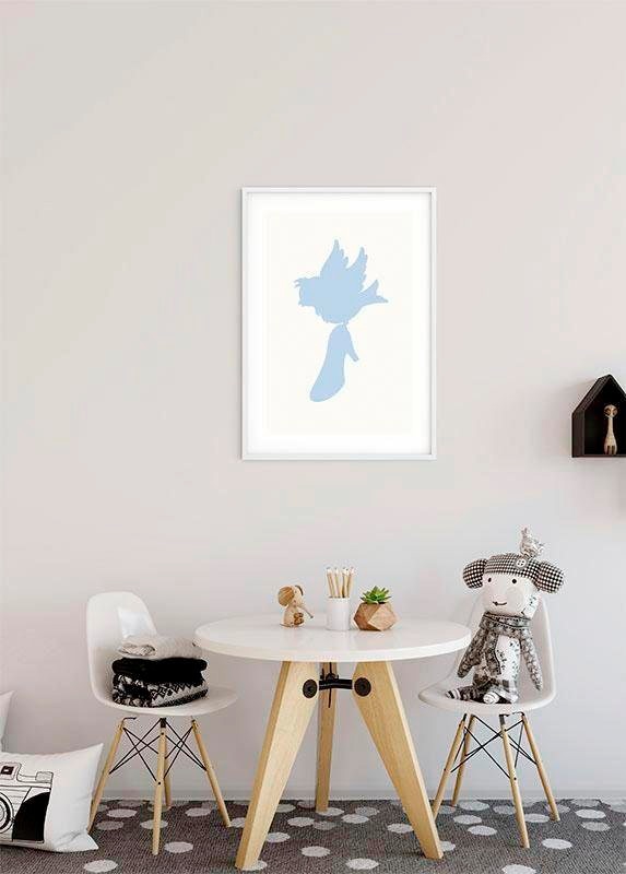 Komar Bild »Cinderella Bird«, Disney, (1 St.), Wandbild zur Dekoration im Kinderzimmer - ohne Rahmen