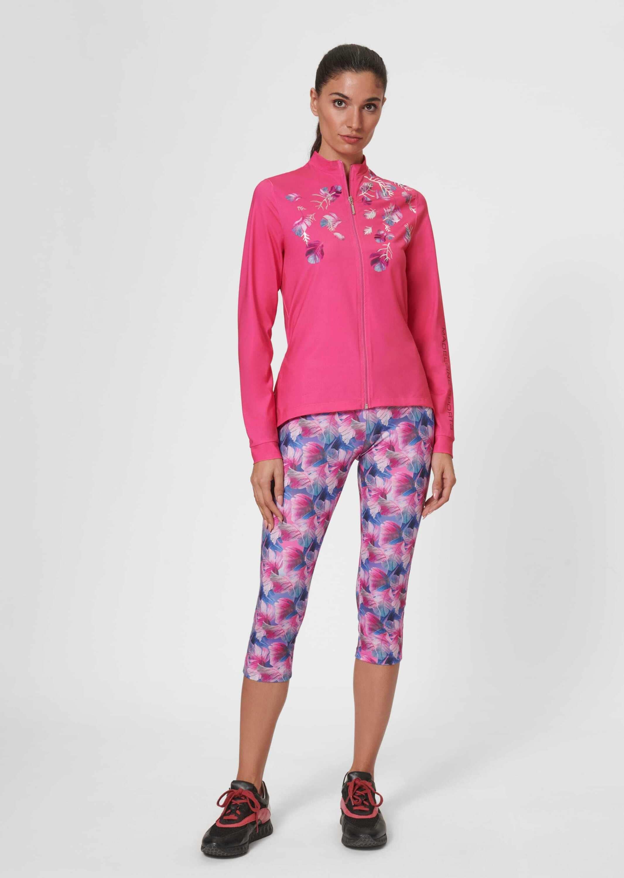 MADELEINE Outdoorjacke »Jacke Radjacke mit Blätter-Foilprint«