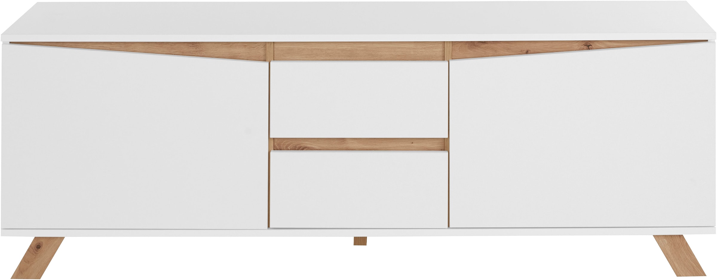 Homexperts Lowboard »VickyTV-Board, TV-Schrank«, Breite 160 cm, in matt weiß