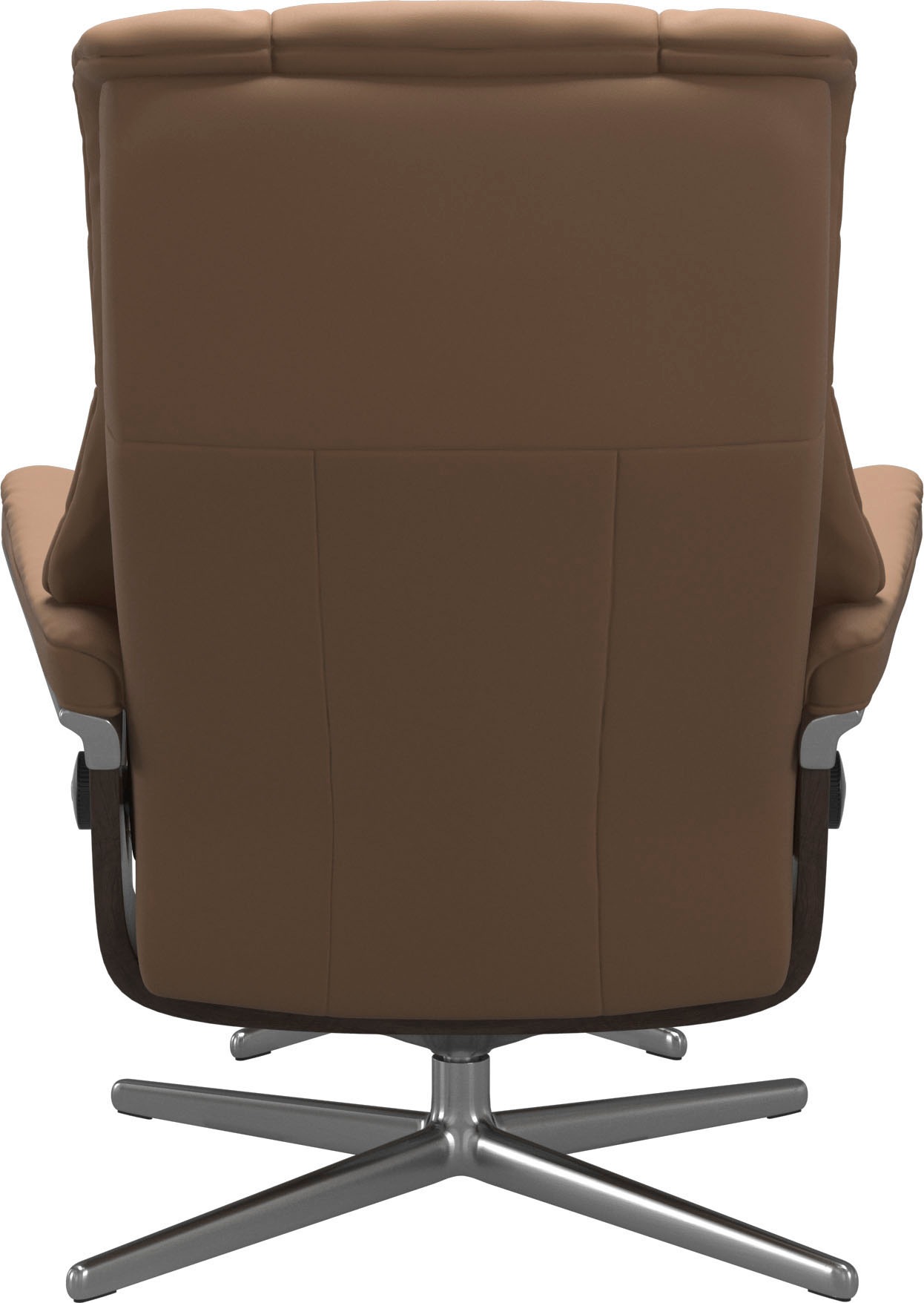 Stressless® Relaxsessel »Mayfair«, (Set, Relaxsessel mit Hocker), mit Hocker, mit Cross Base, Größe S, M & L, Holzakzent Wenge