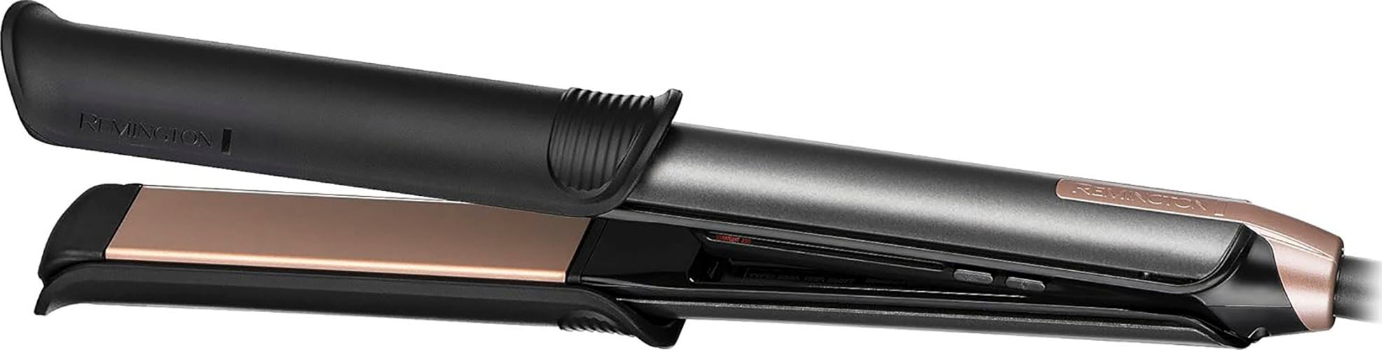 Remington Glätteisen »S6077 ONE Straight Garantie zuschaltbarer & mit Styler,Glätt-/Lockenmodus beheizter Jahren XXL mit Styler«, Curl Außenfläche 2in1 3
